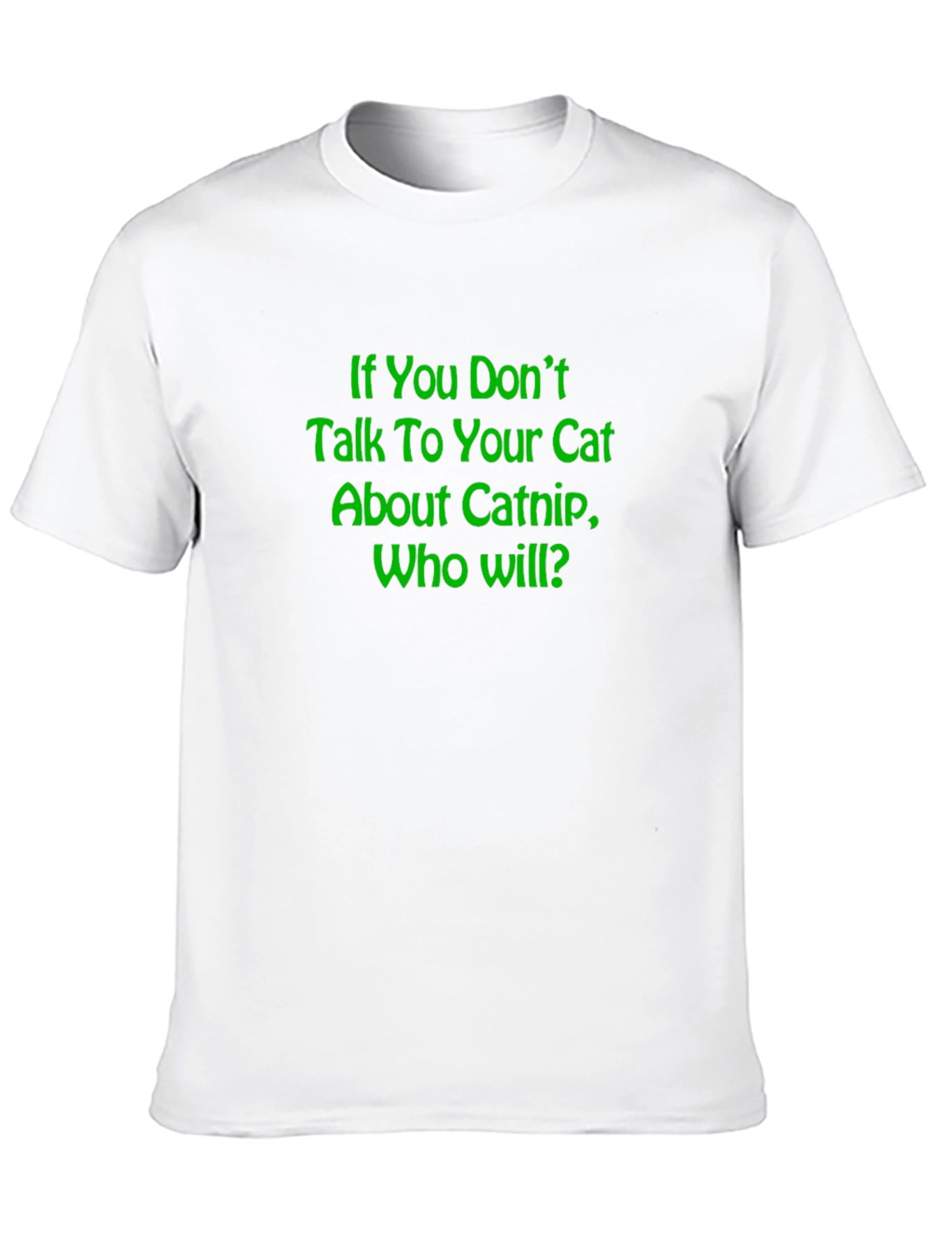Catnip Conversation T-Shirt - Funny Cat Lover Tee