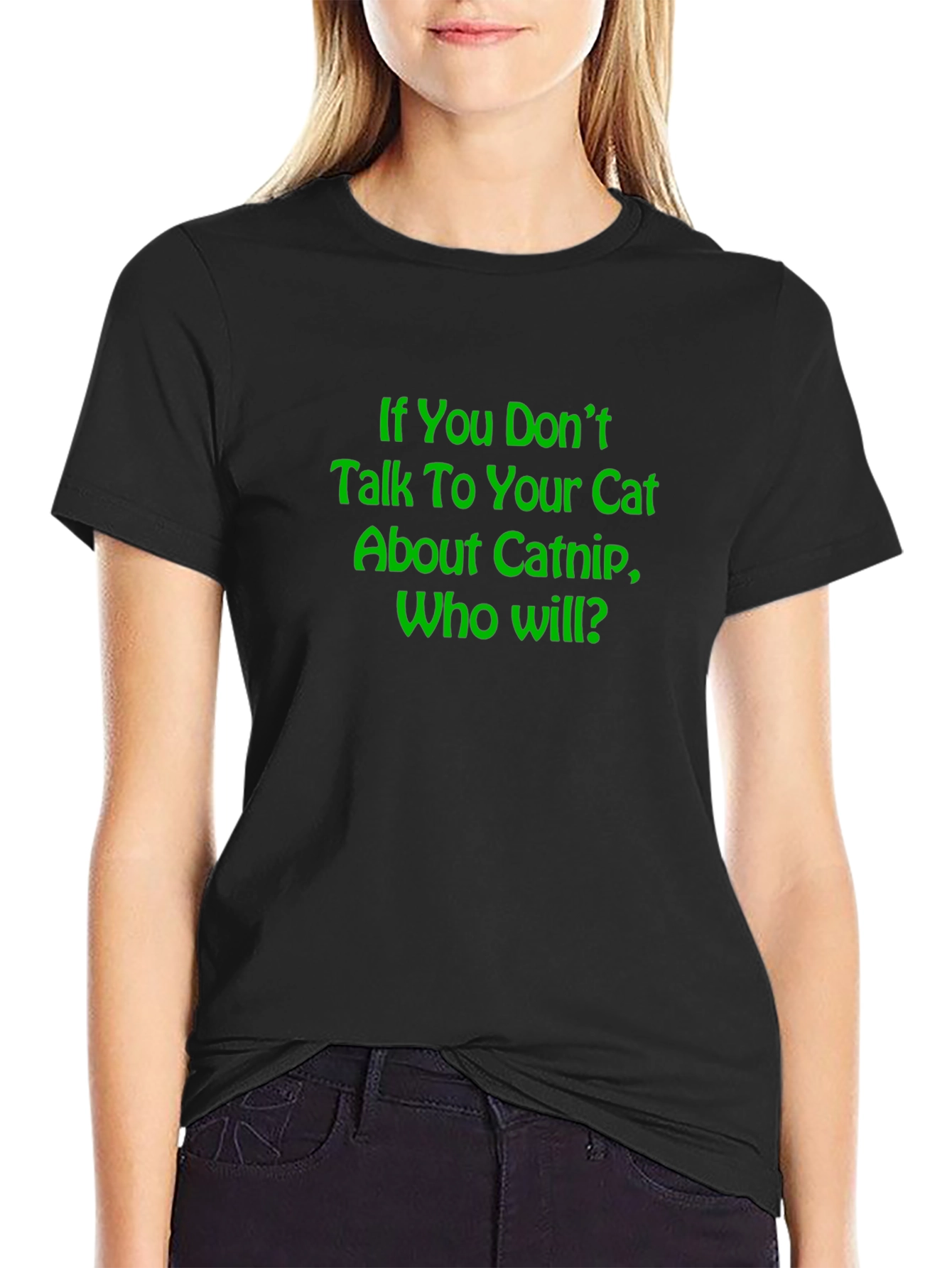 Catnip Conversation T-Shirt - Funny Cat Lover Tee