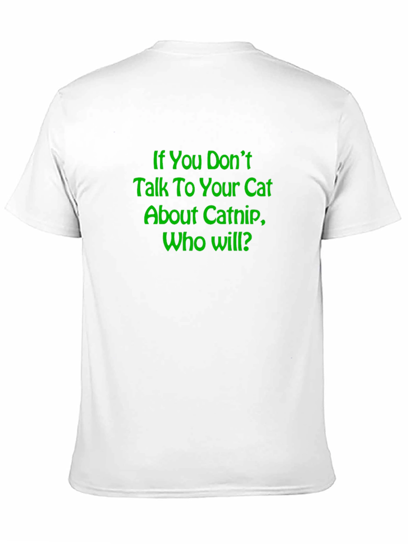 Catnip Conversation T-Shirt - Funny Cat Lover Tee