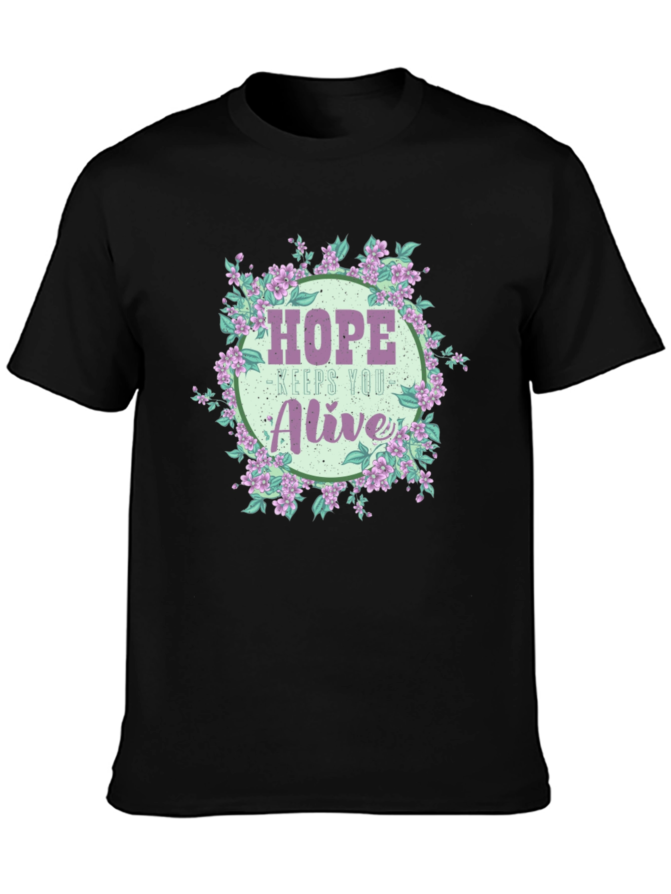Hope Keeps You Alive Floral T-Shirt