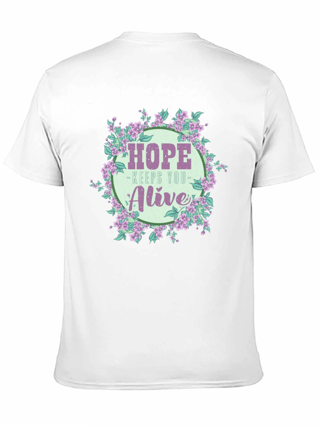Hope Keeps You Alive Floral T-Shirt