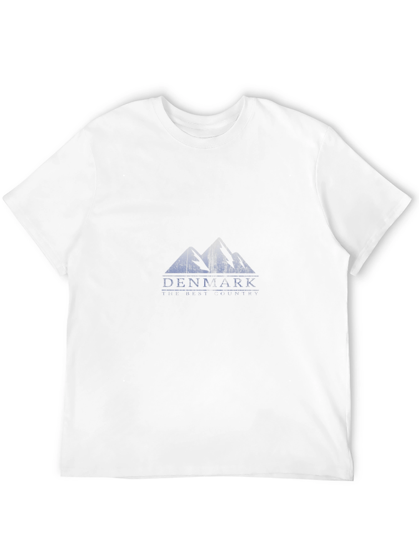 Denmark Mountain Graphic Black T-Shirt