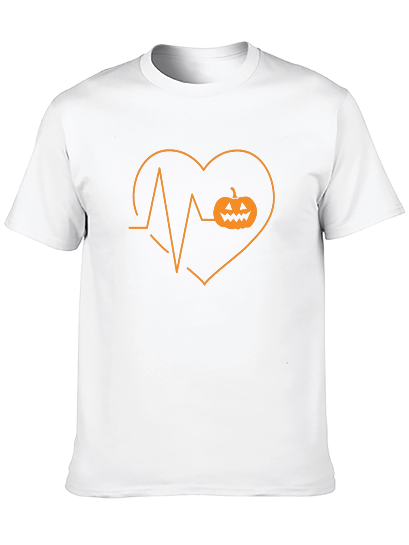 Halloween Heartbeat Pumpkin T-Shirt