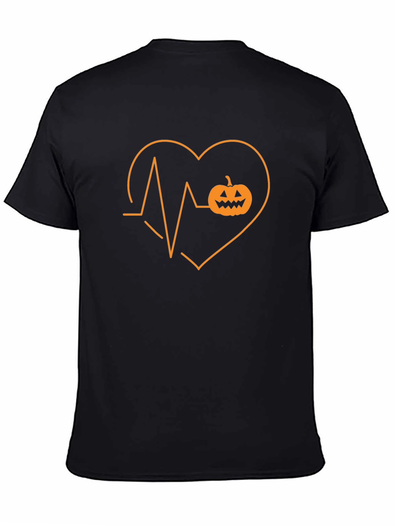 Halloween Heartbeat Pumpkin T-Shirt