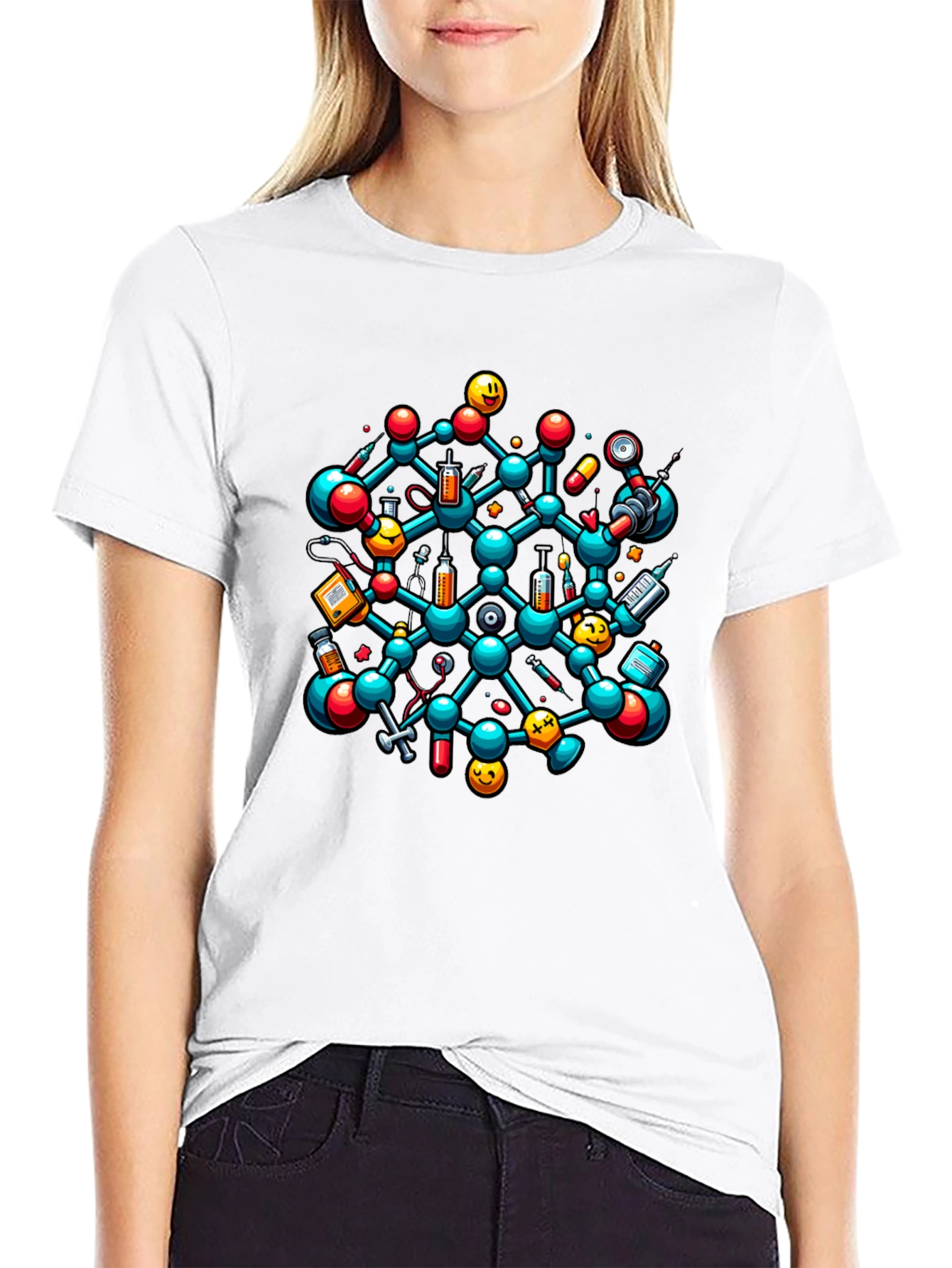 Science Molecule Graphic Tee