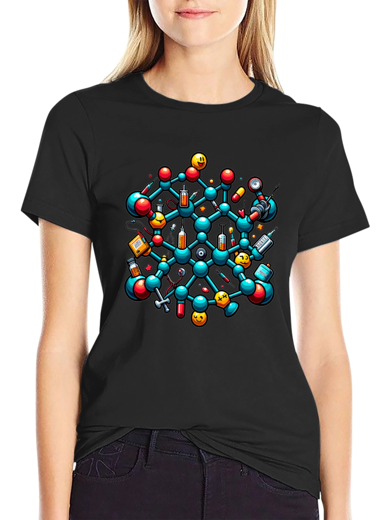 Science Molecule Graphic Tee