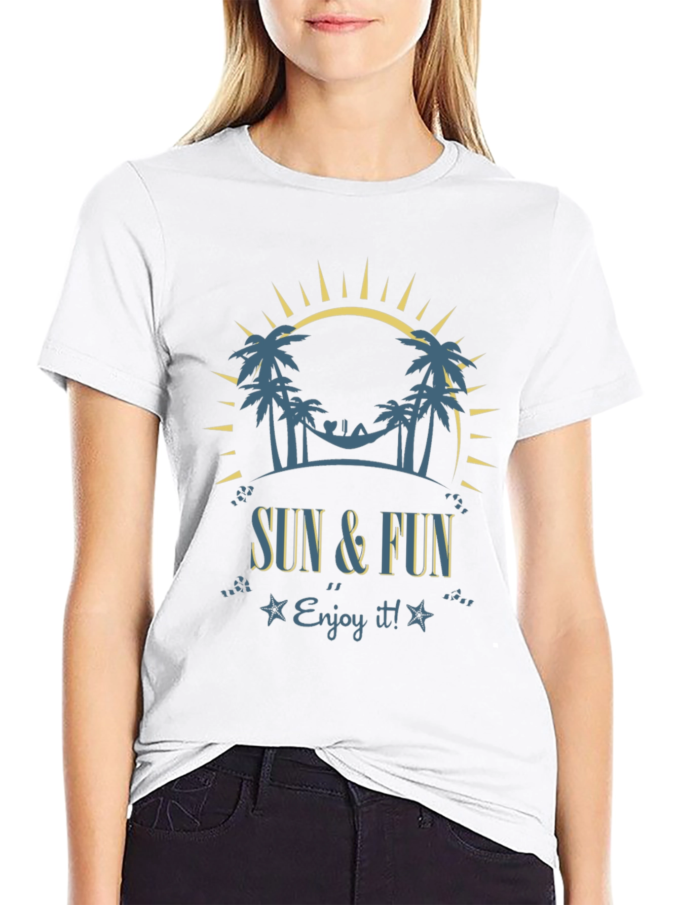 Sun & Fun Graphic Tee - Enjoy Summer!