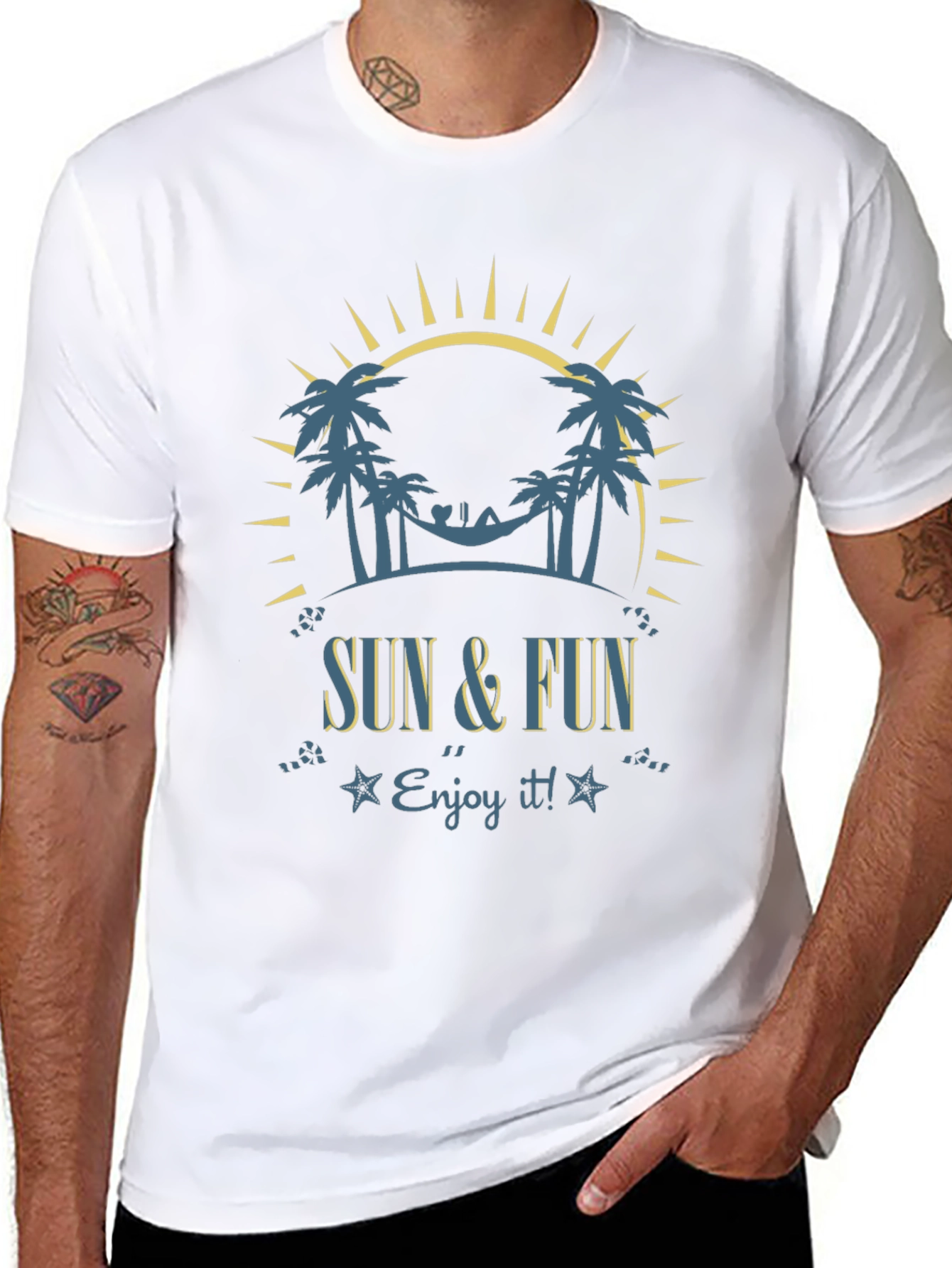 Sun & Fun Graphic Tee - Enjoy Summer!