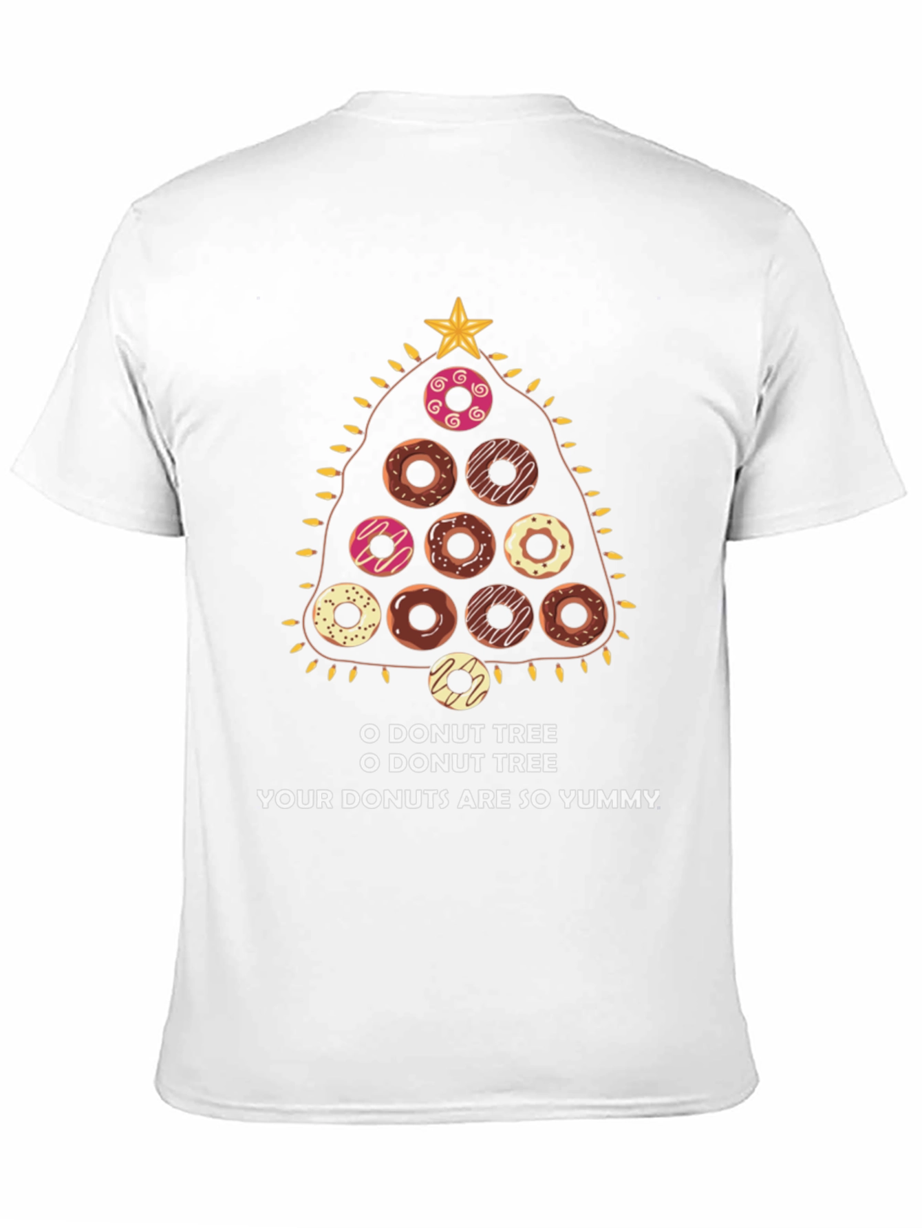 O Donut Tree T-Shirt - Christmas Holiday Tee