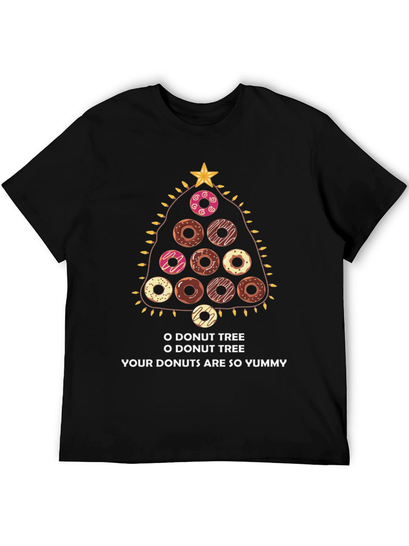 O Donut Tree T-Shirt - Christmas Holiday Tee
