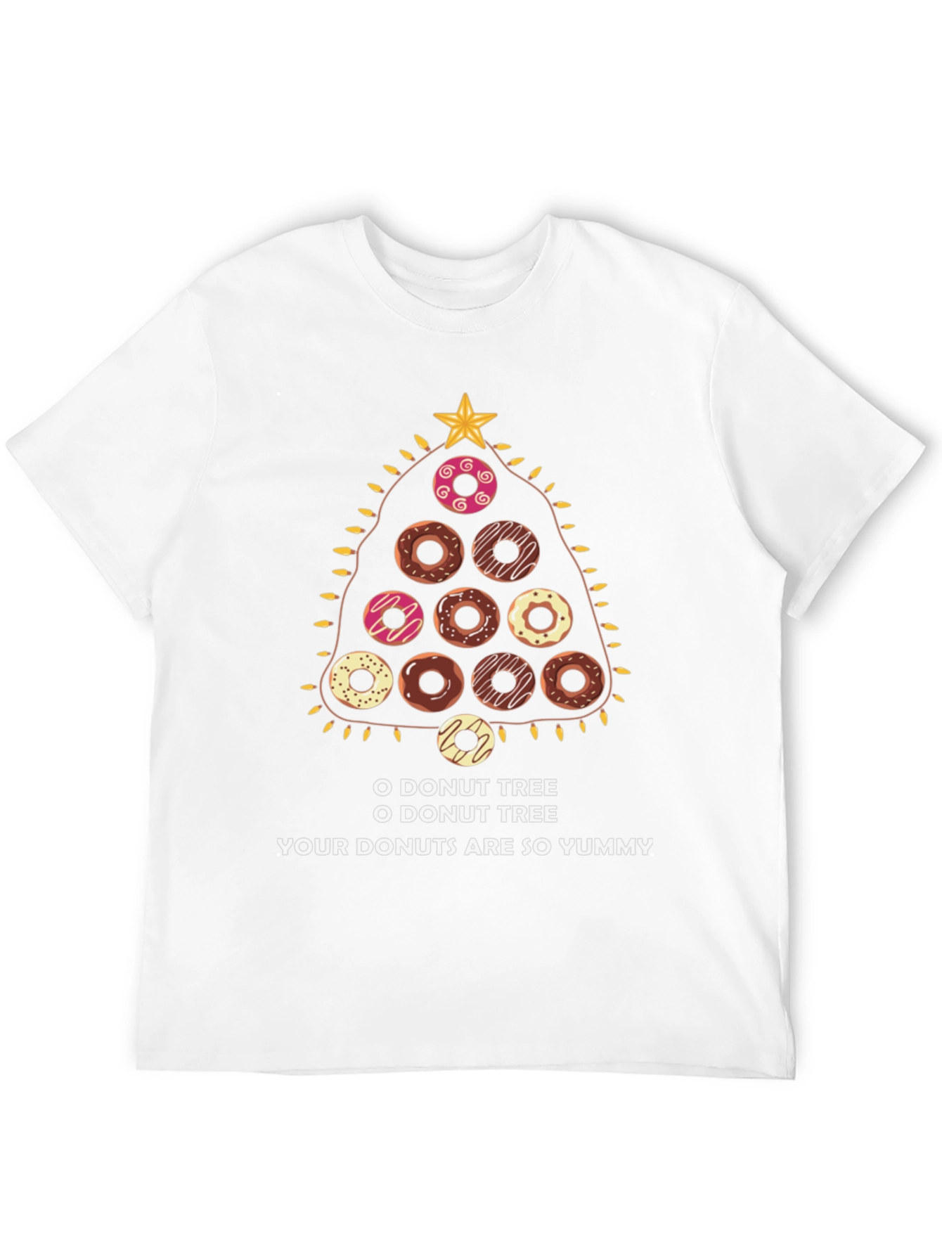 O Donut Tree T-Shirt - Christmas Holiday Tee