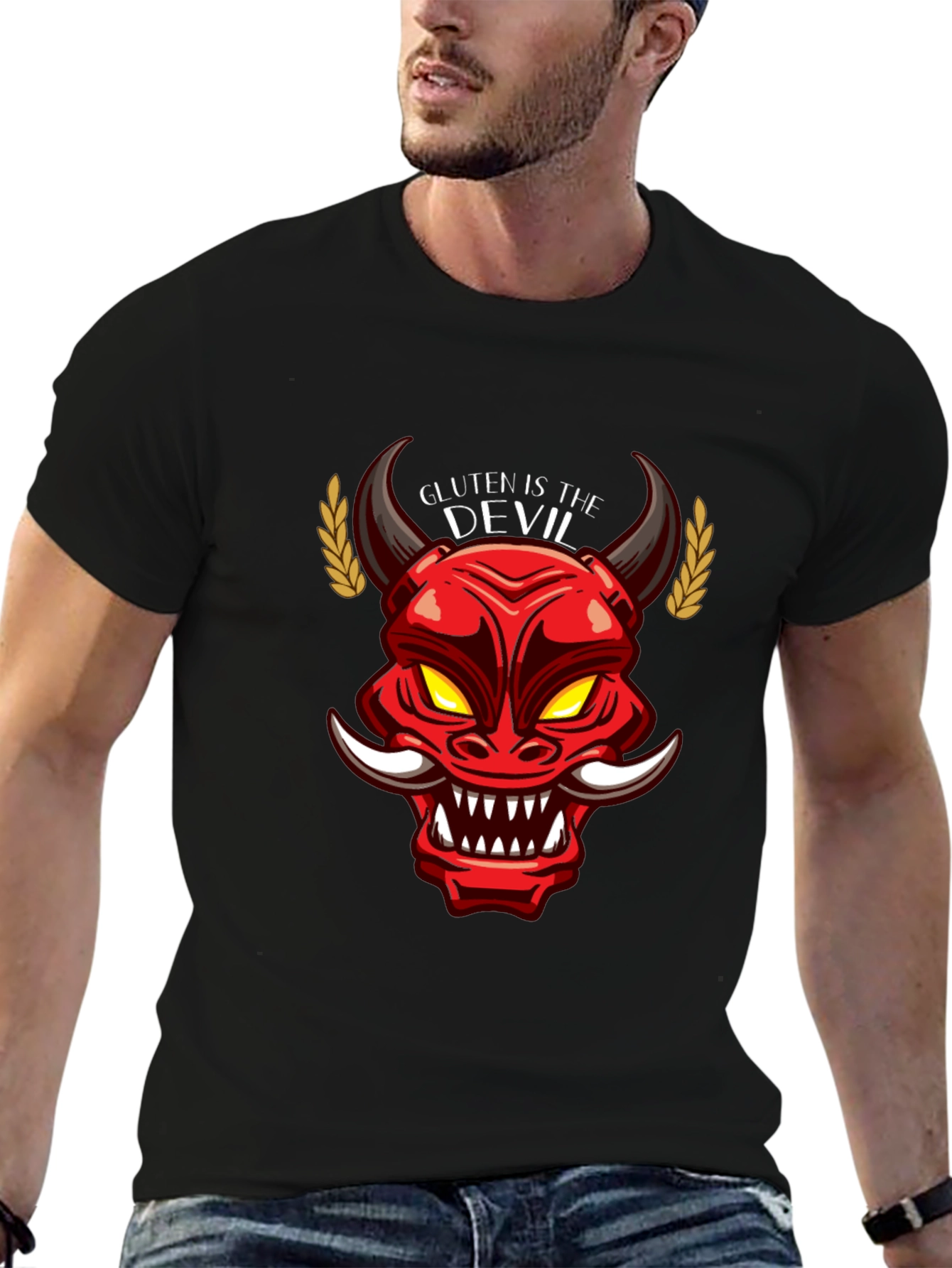Gluten is the Devil Graphic T-Shirt