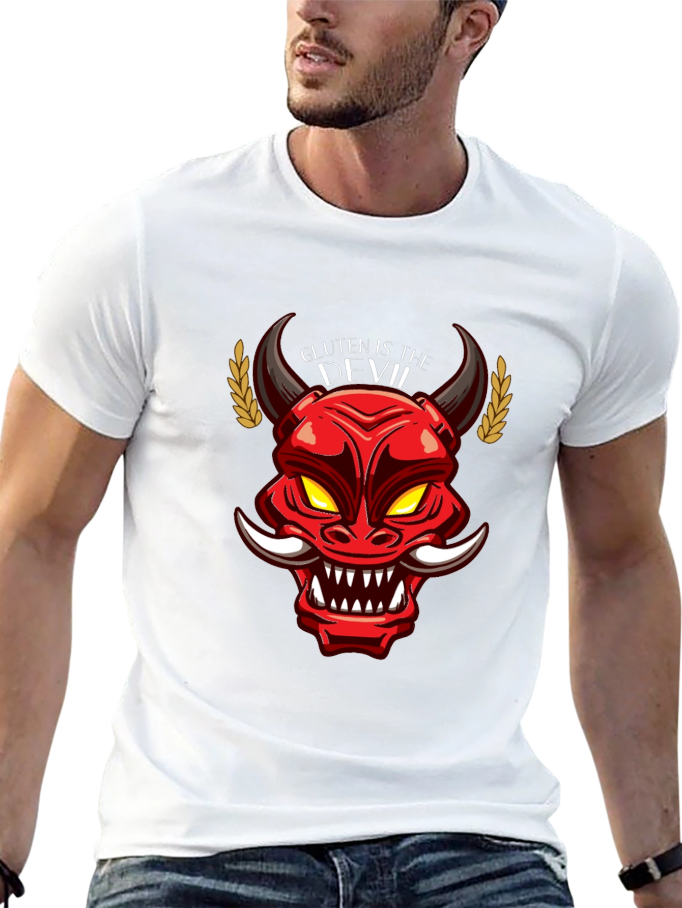 Gluten is the Devil Graphic T-Shirt
