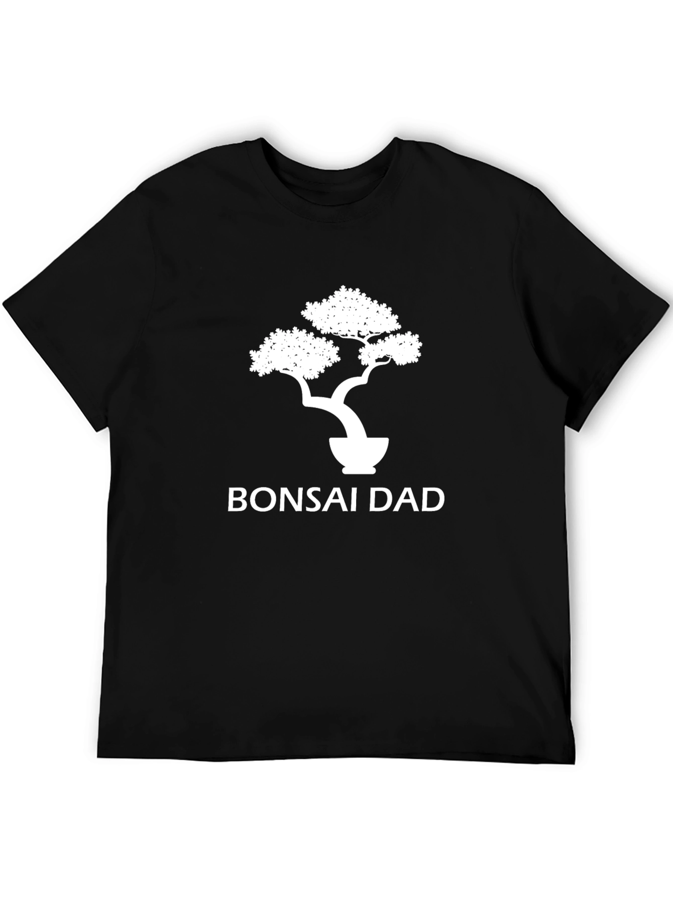 Bonsai Dad Graphic Tee - Black Cotton T-Shirt