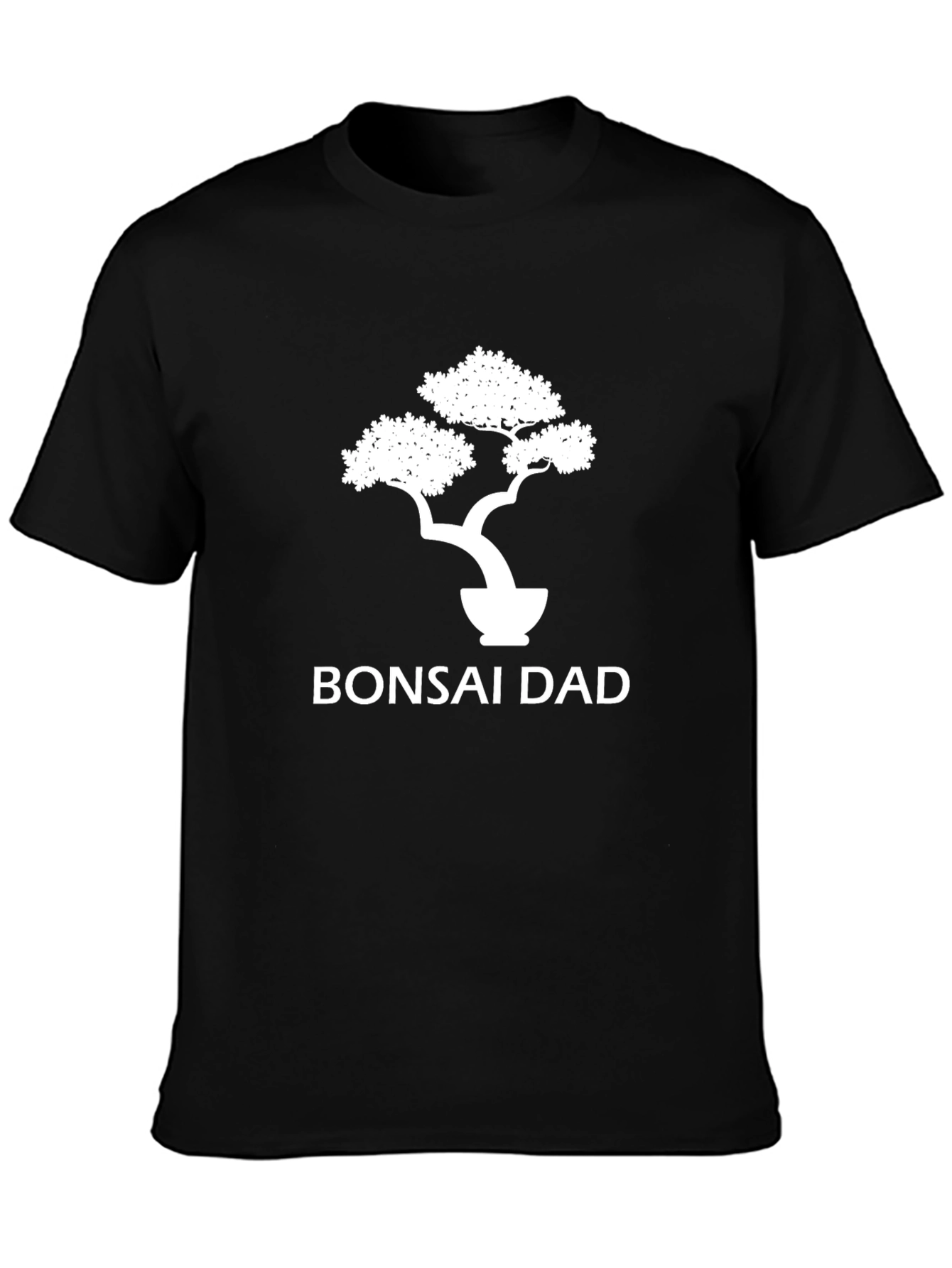 Bonsai Dad Graphic Tee - Black Cotton T-Shirt