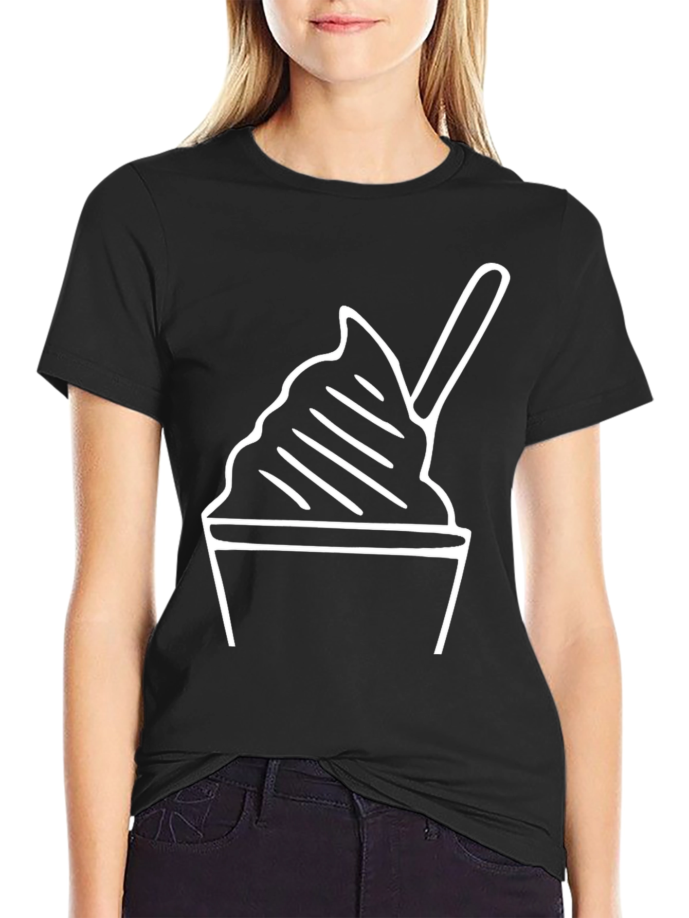 Frozen Dessert T-Shirt - Black