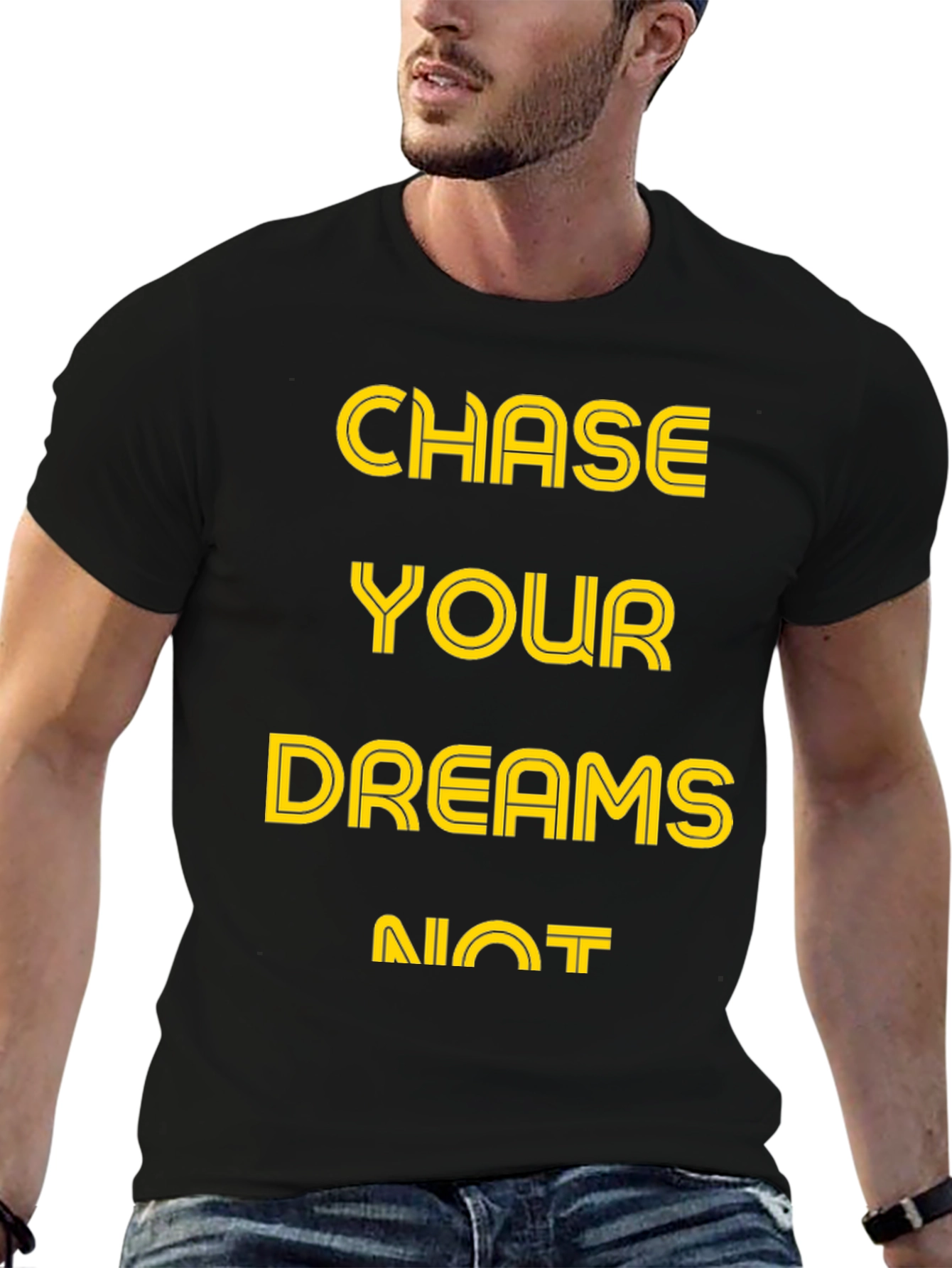 Chase Your Dreams T-Shirt - Inspirational Graphic Tee