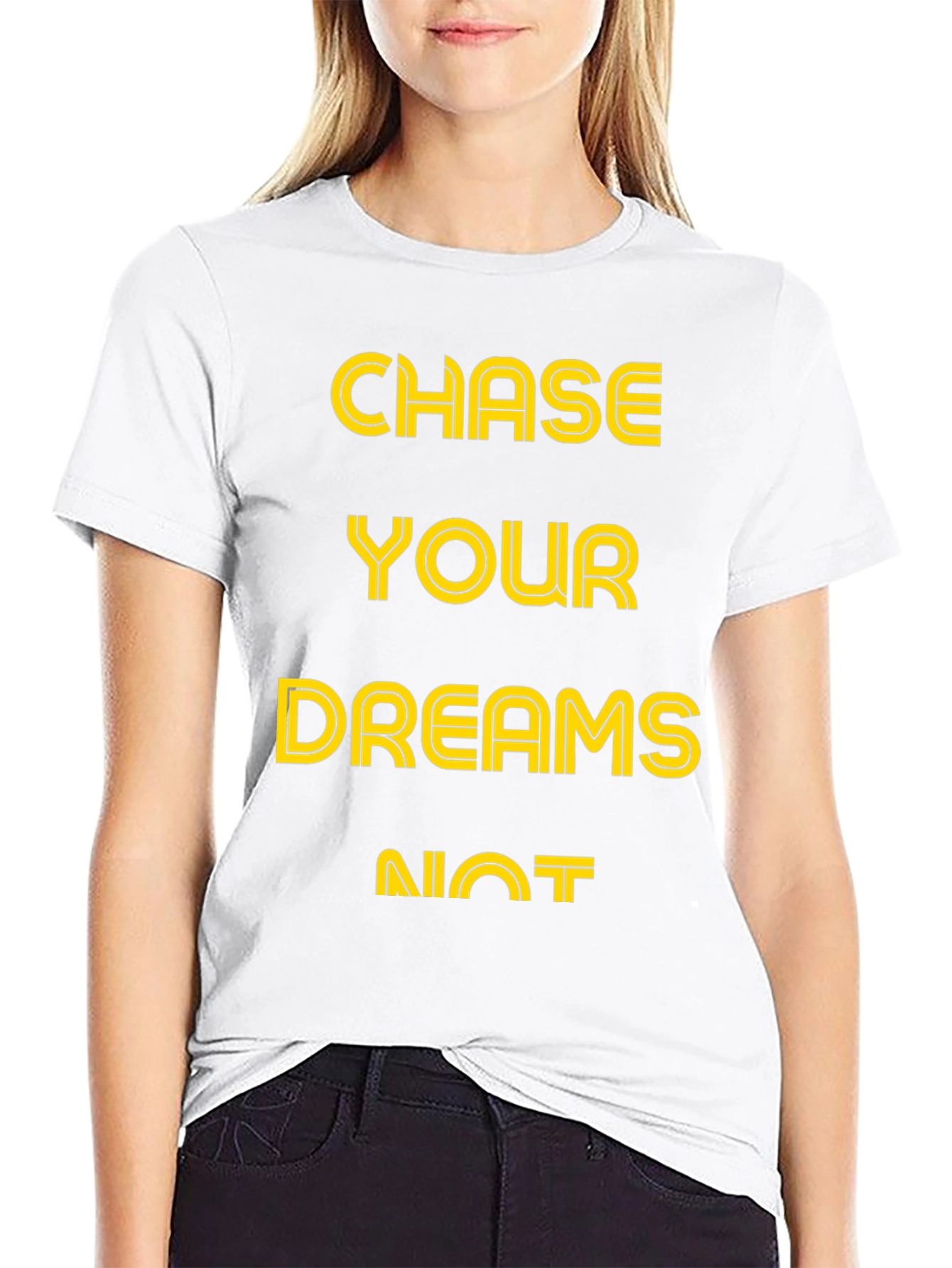 Chase Your Dreams T-Shirt - Inspirational Graphic Tee