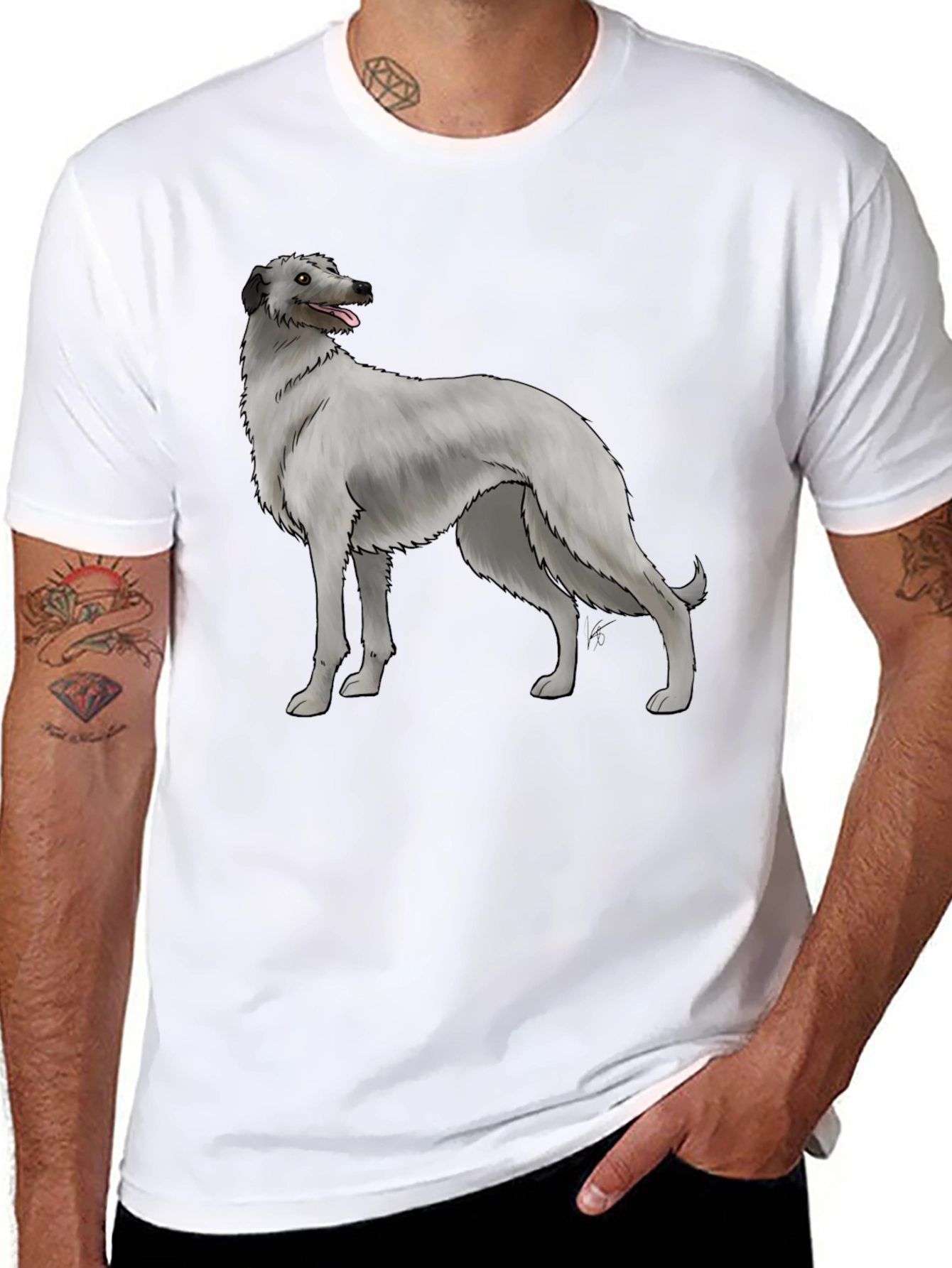Irish Wolfhound T-Shirt - Dog Lover Tee