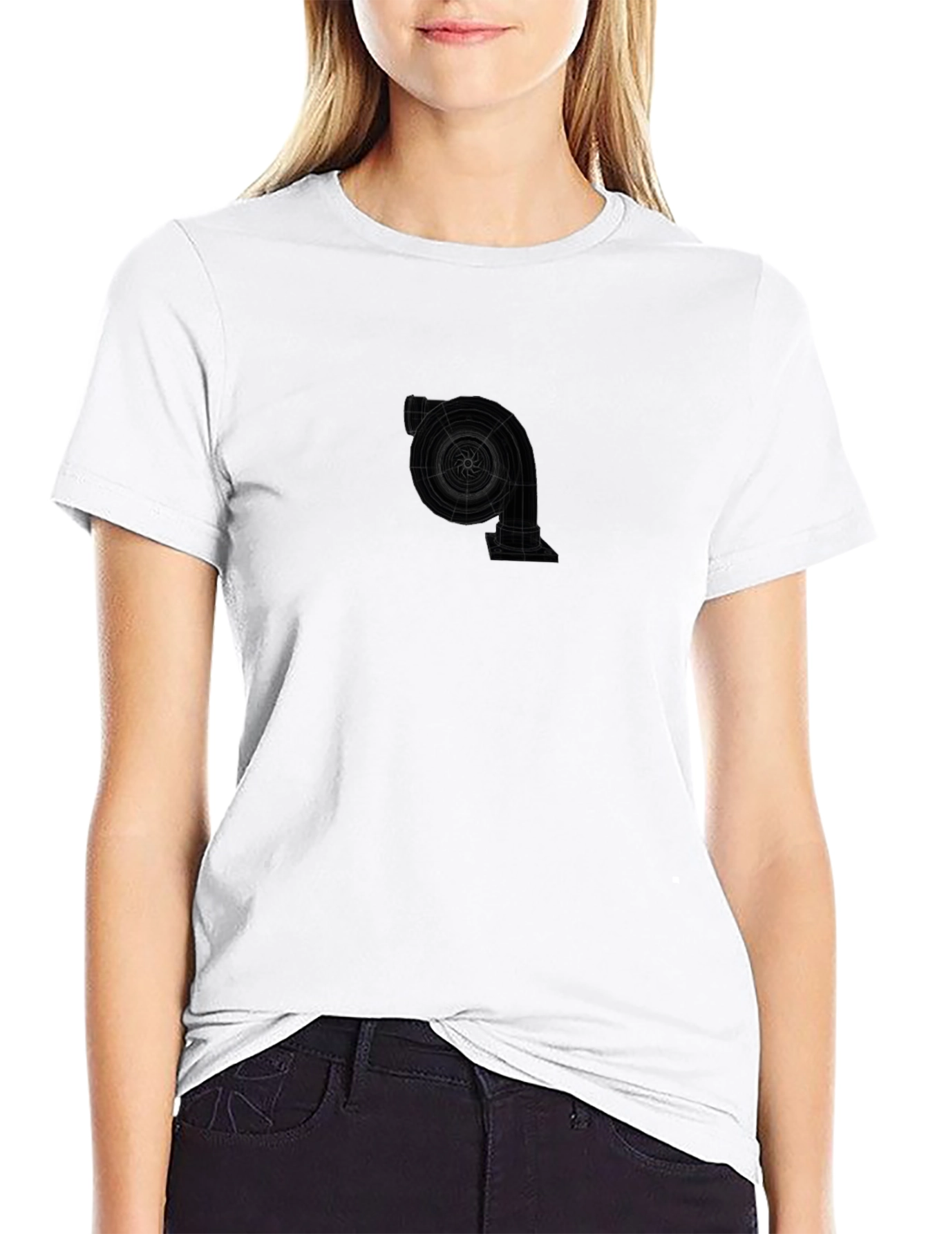 Turbocharger Graphic T-Shirt - Sleek Automotive Design