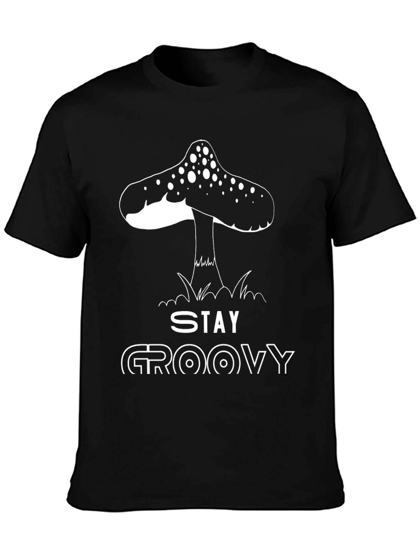 Stay Groovy Mushroom Graphic Tee