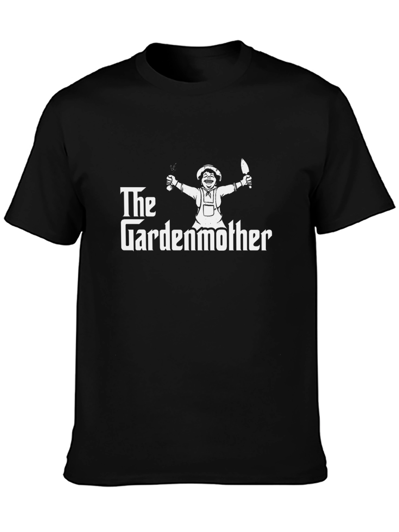 The Gardenmother Black T-Shirt - Gardening Humor
