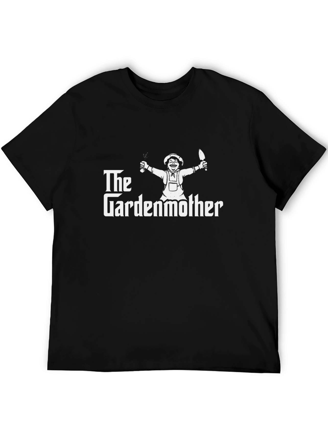 The Gardenmother Black T-Shirt - Gardening Humor