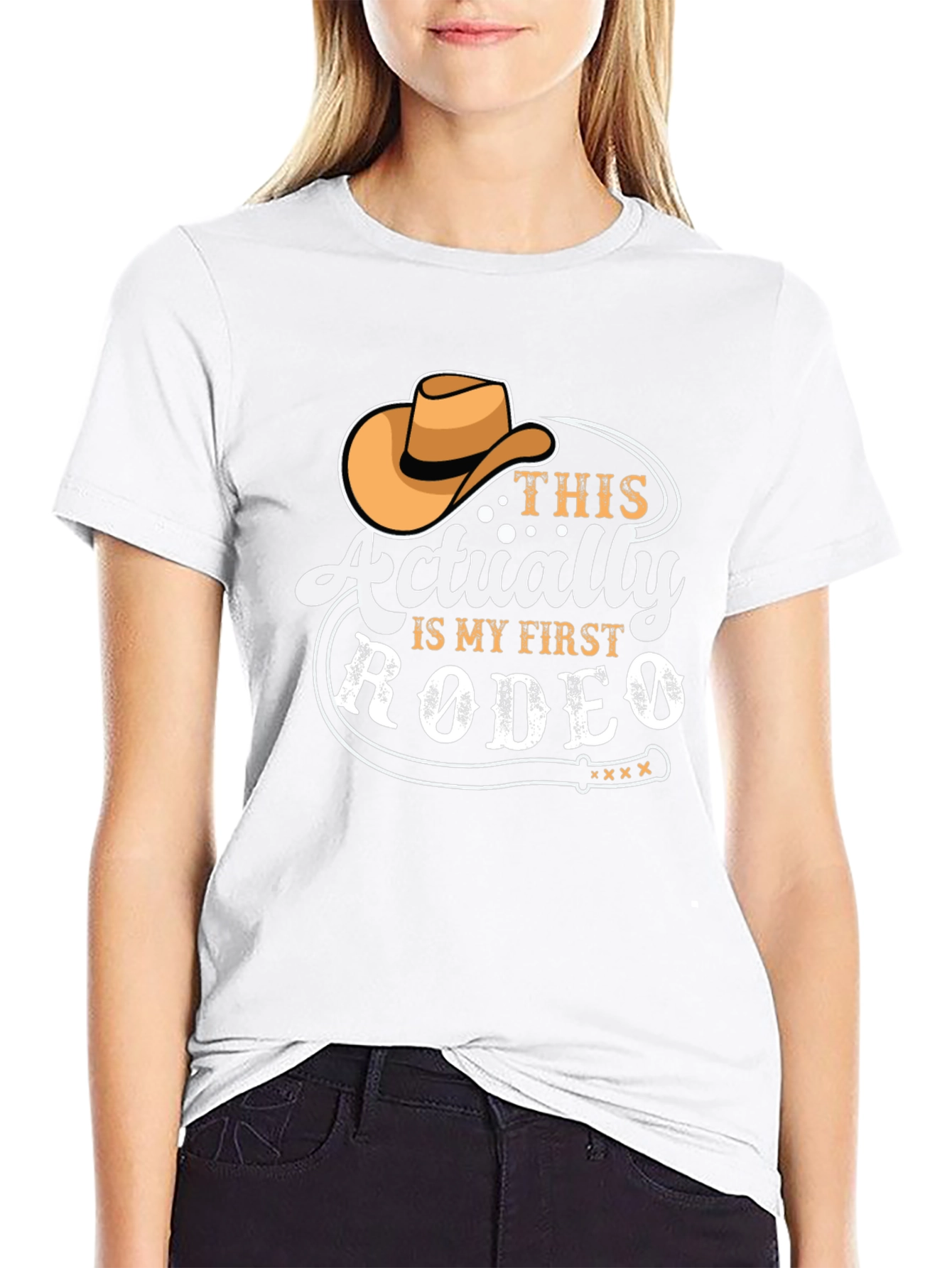 First Rodeo T-Shirt - Cowboy Hat Graphic Tee