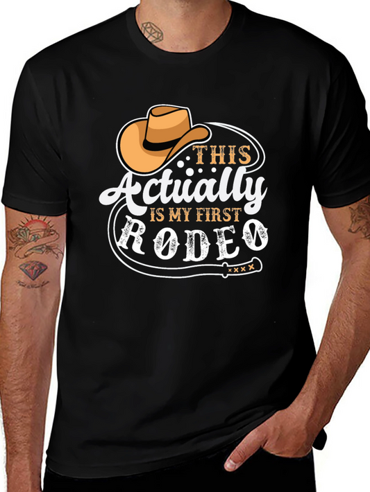 First Rodeo T-Shirt - Cowboy Hat Graphic Tee