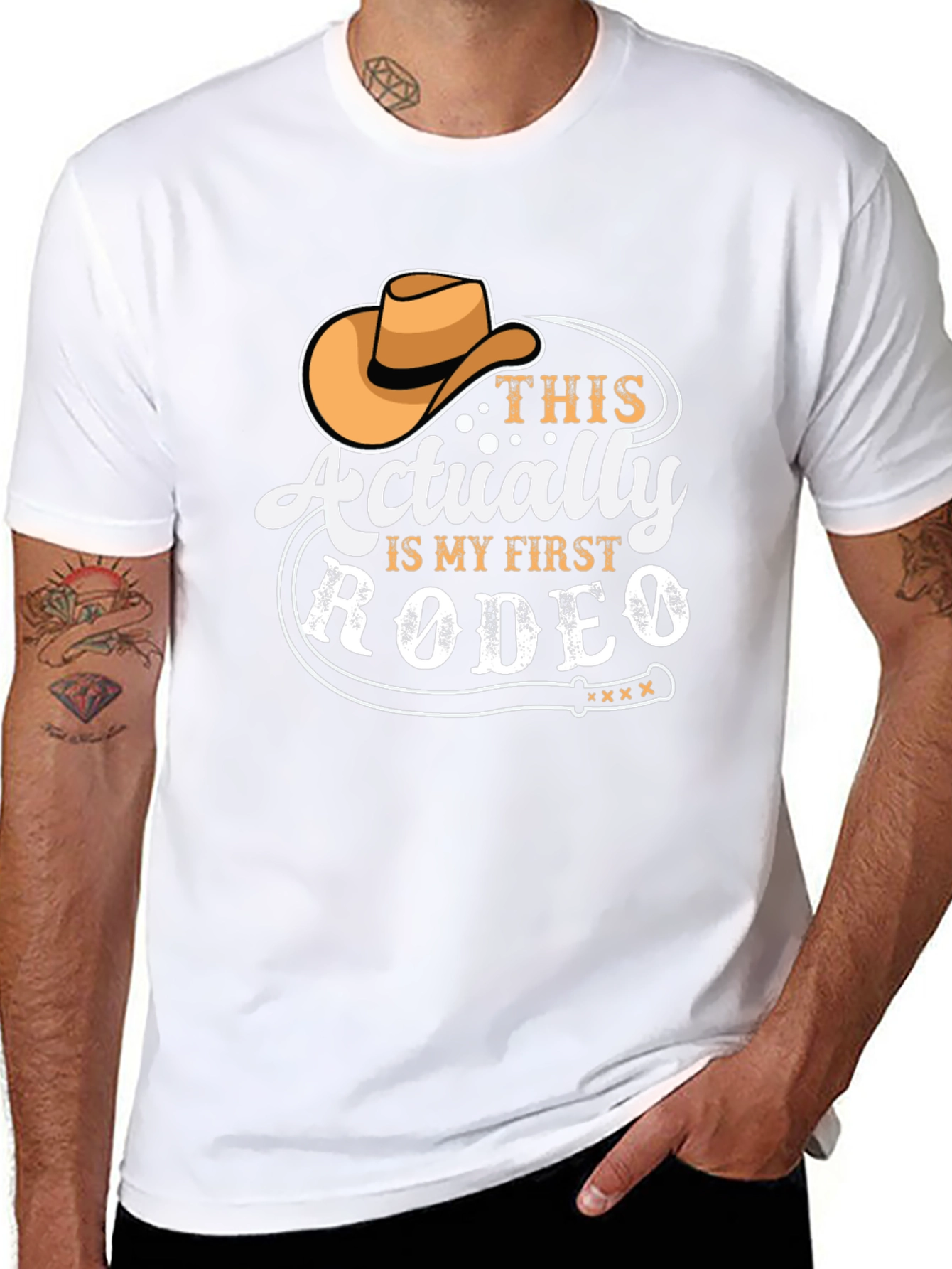 First Rodeo T-Shirt - Cowboy Hat Graphic Tee