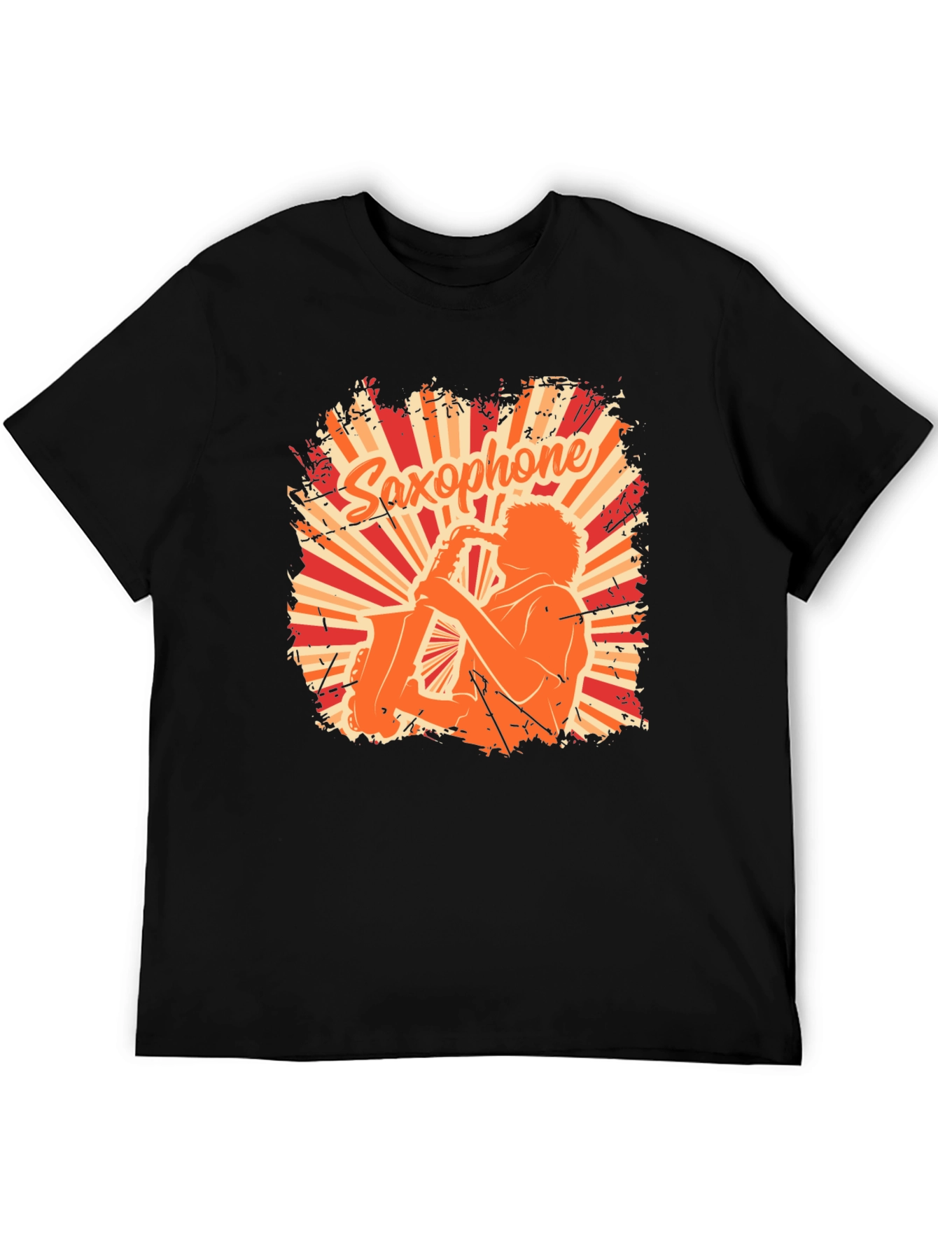 Saxophone Player Graphic Tee - Cool Musician T-Shirt