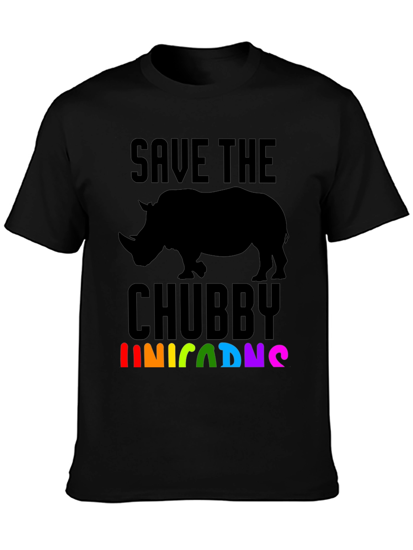 Save the Chubby Unicorns Rhino T-Shirt