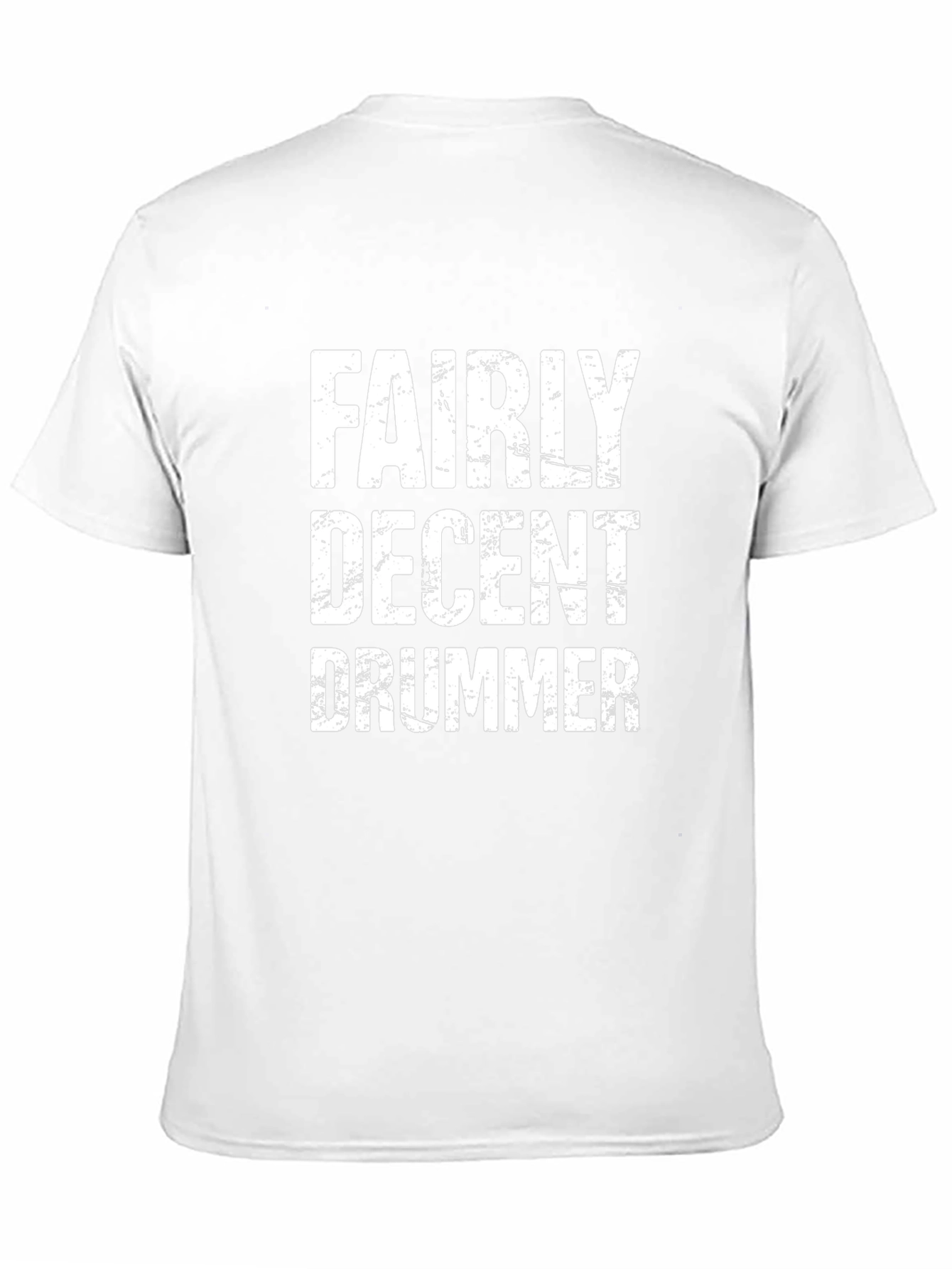 Fairly Decent Drummer Graphic Tee - Black T-Shirt
