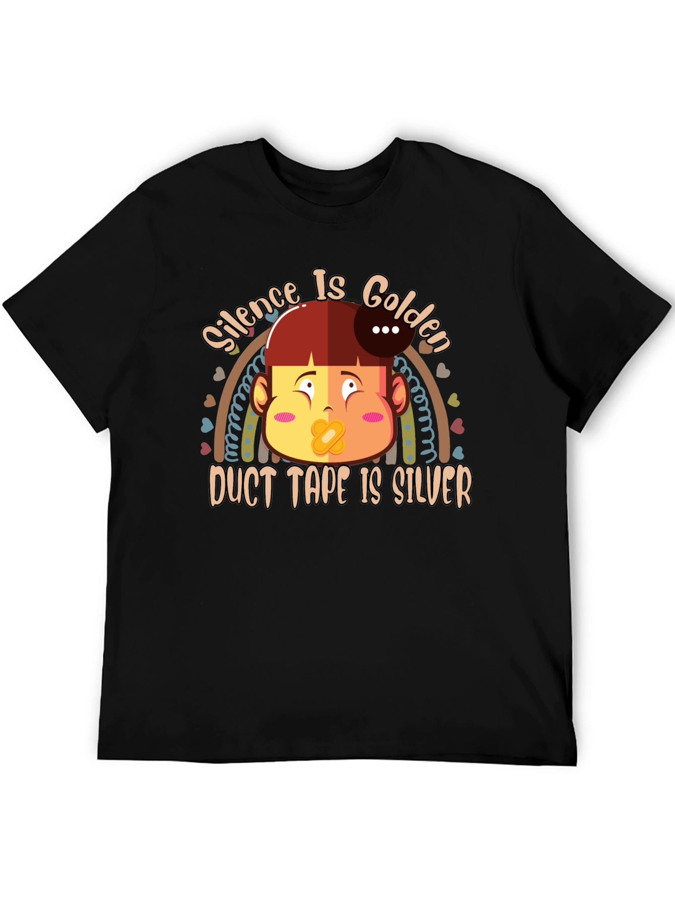 Silence is Golden T-Shirt Funny Humor