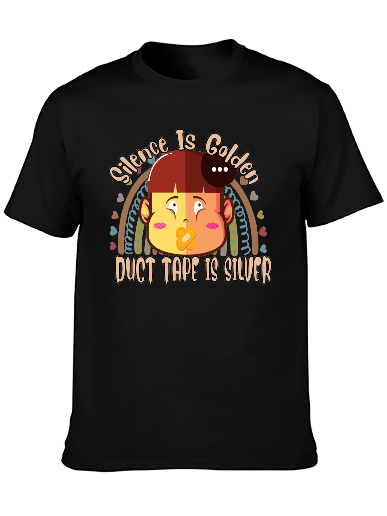Silence is Golden T-Shirt Funny Humor