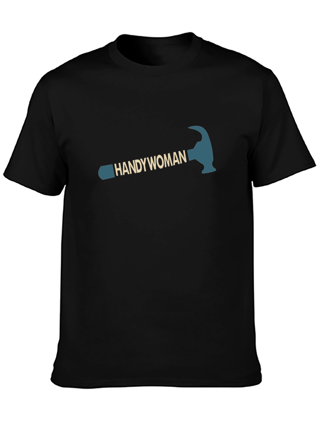 Handywoman Hammer Graphic Tee - Black