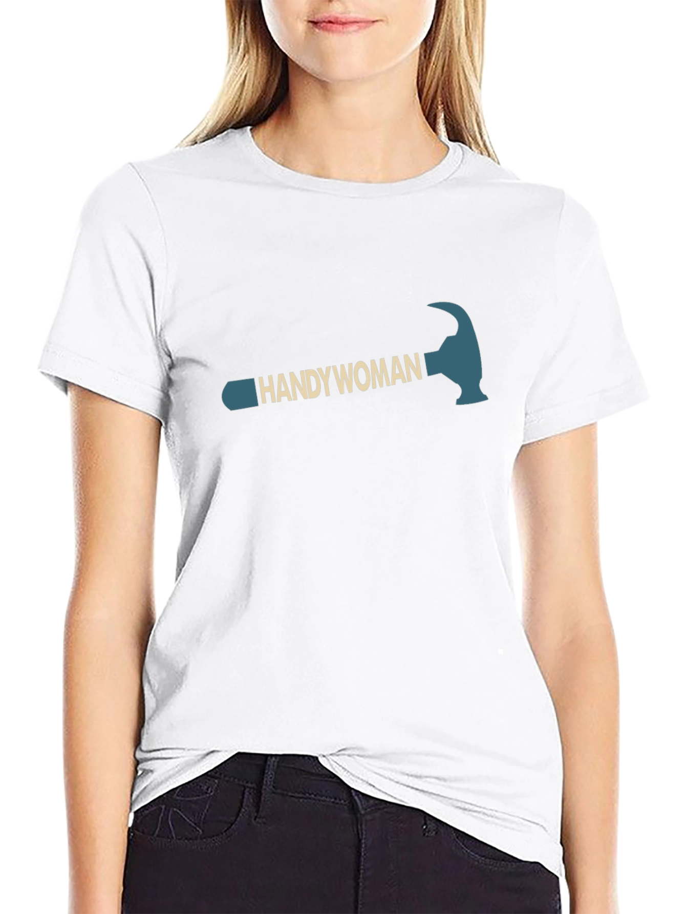 Handywoman Hammer Graphic Tee - Black