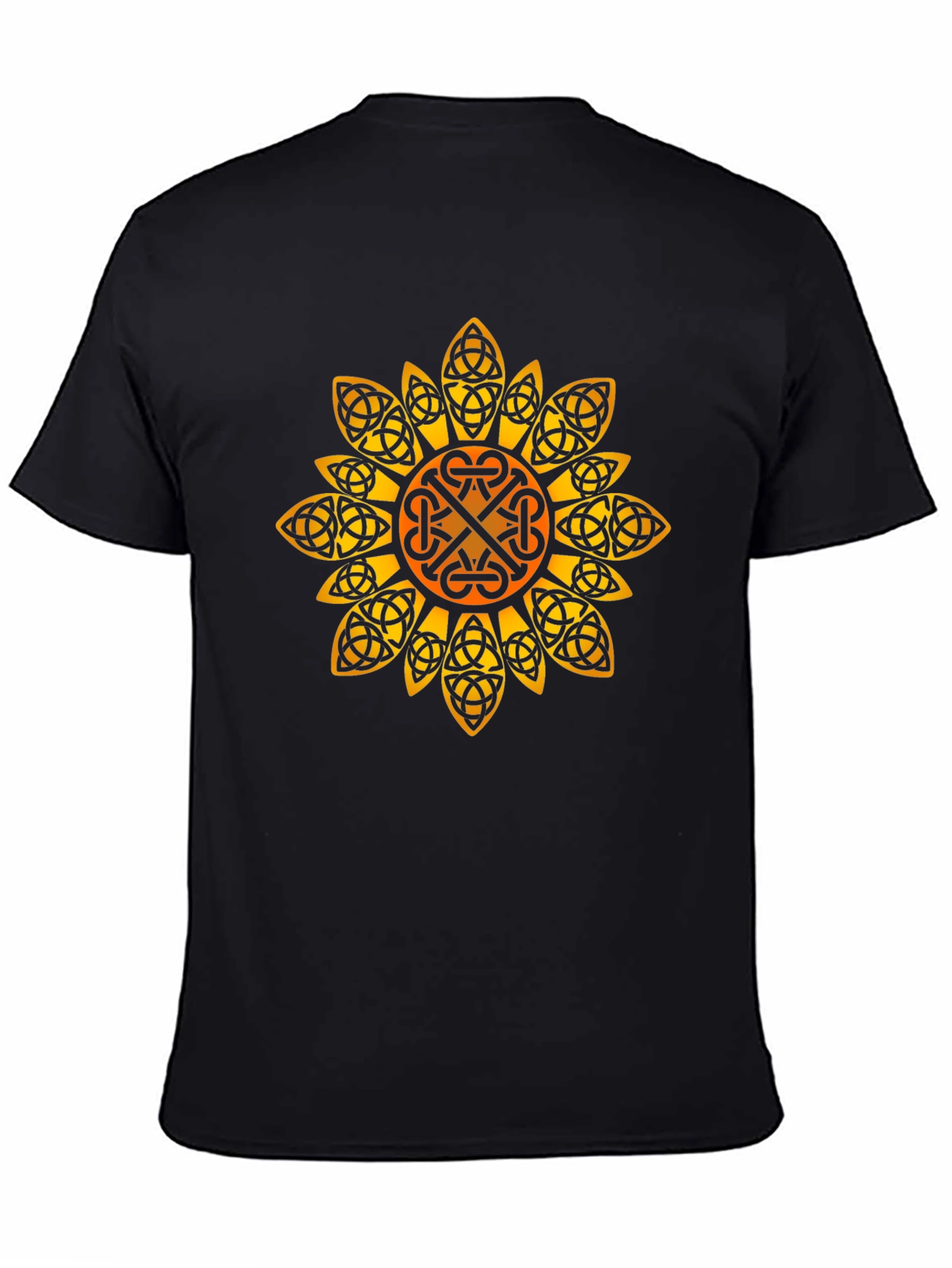Celtic Knot Sunflower Graphic Tee