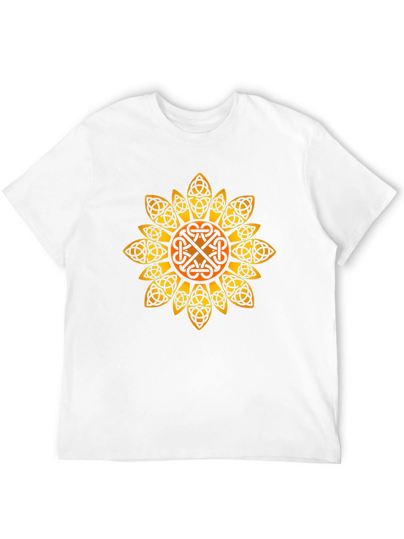 Celtic Knot Sunflower Graphic Tee