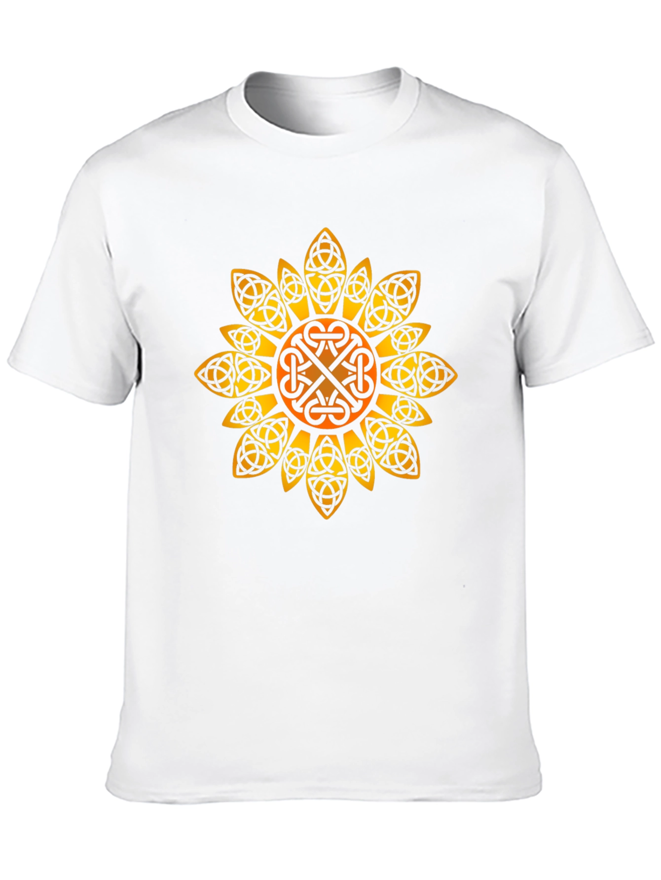 Celtic Knot Sunflower Graphic Tee