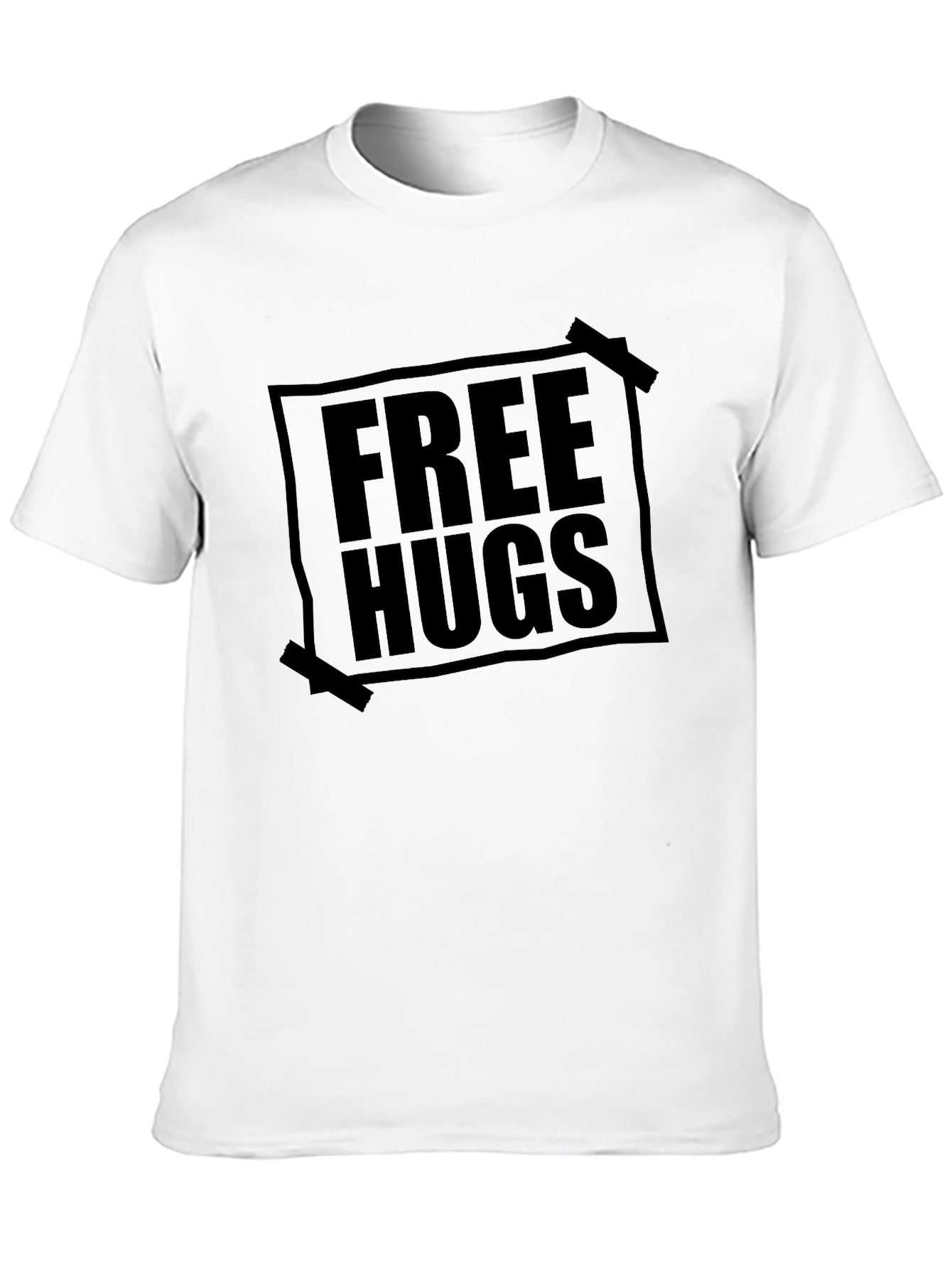 Free Hugs Graphic Tee - Soft Cotton Blend