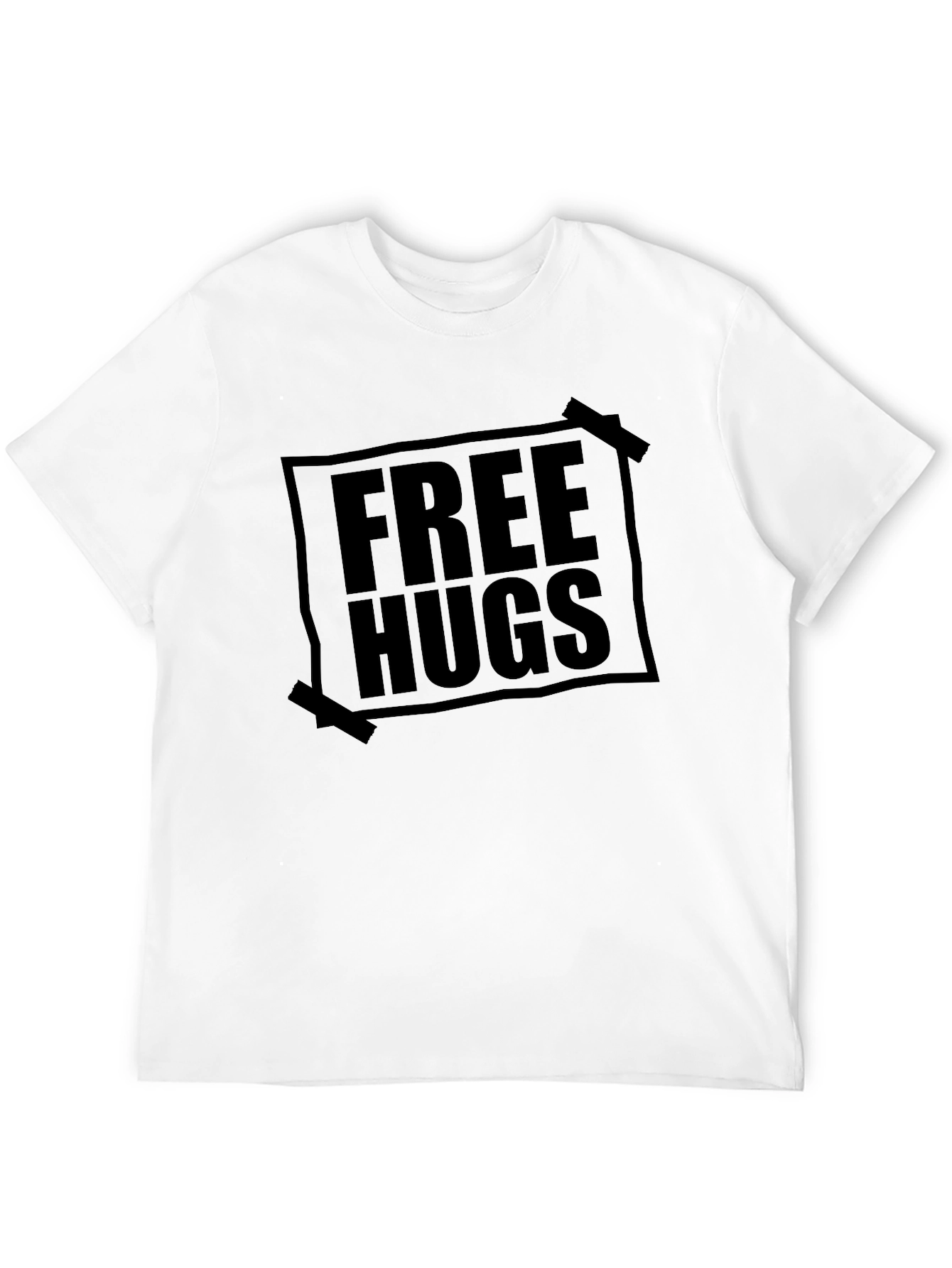 Free Hugs Graphic Tee - Soft Cotton Blend