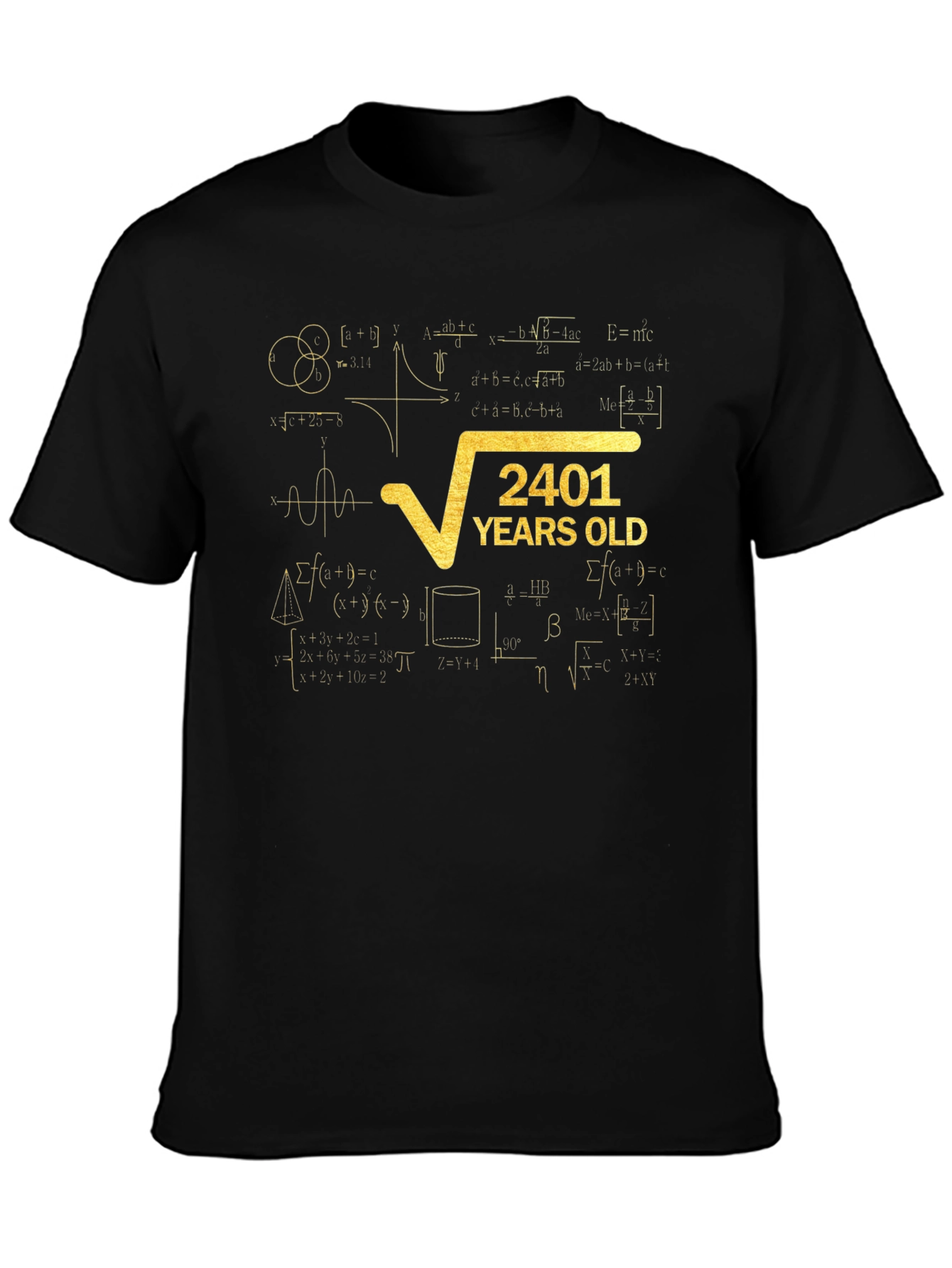 Math 49th Birthday T-Shirt - 49 Years Old