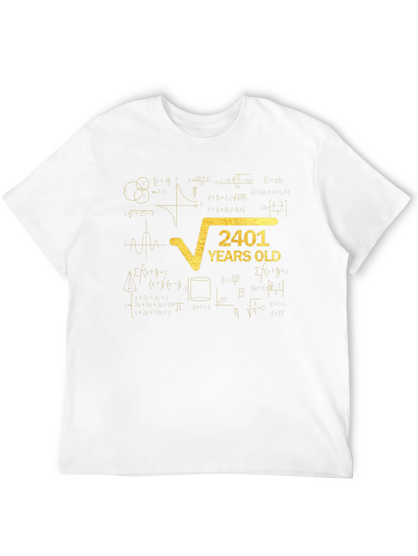 Math 49th Birthday T-Shirt - 49 Years Old
