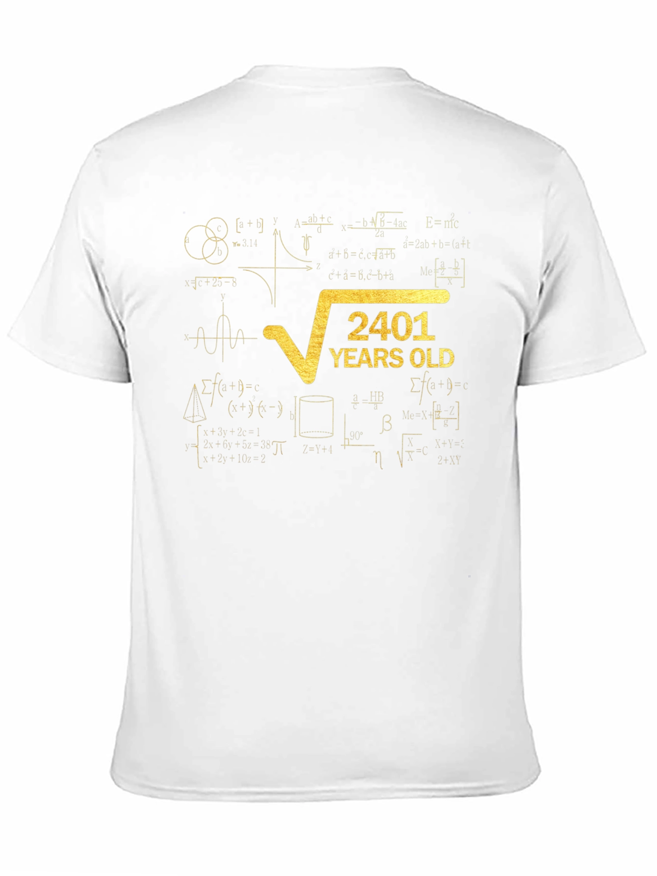 Math 49th Birthday T-Shirt - 49 Years Old