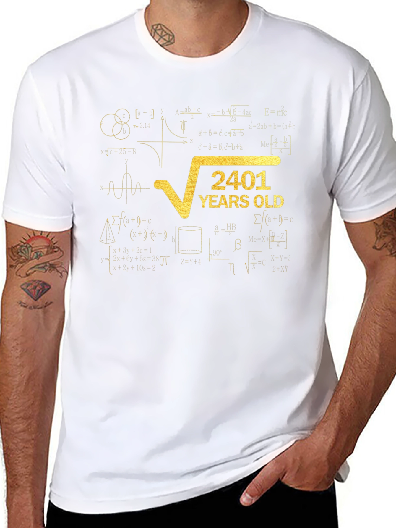 Math 49th Birthday T-Shirt - 49 Years Old