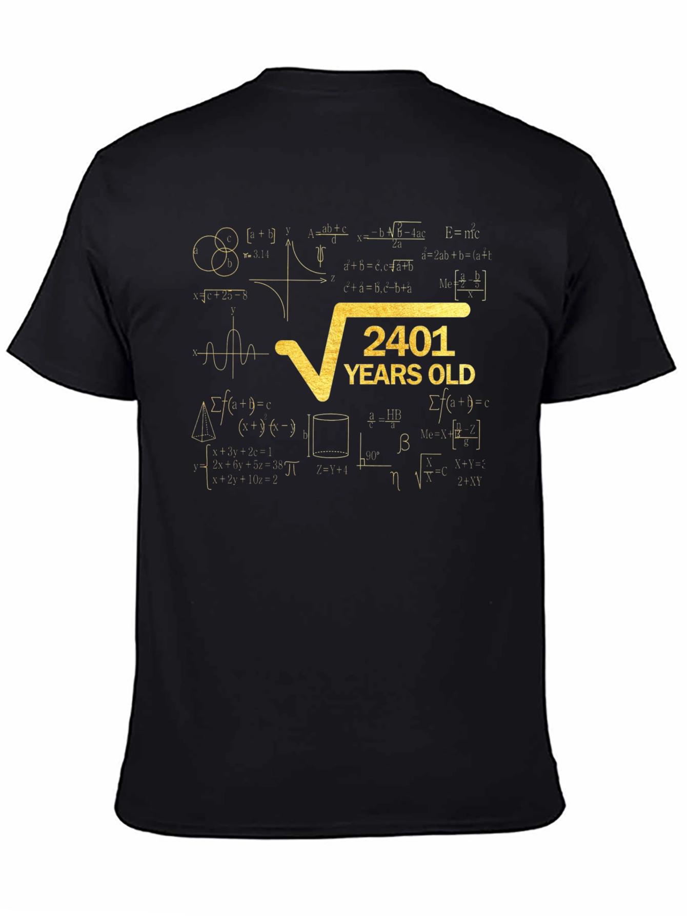 Math 49th Birthday T-Shirt - 49 Years Old