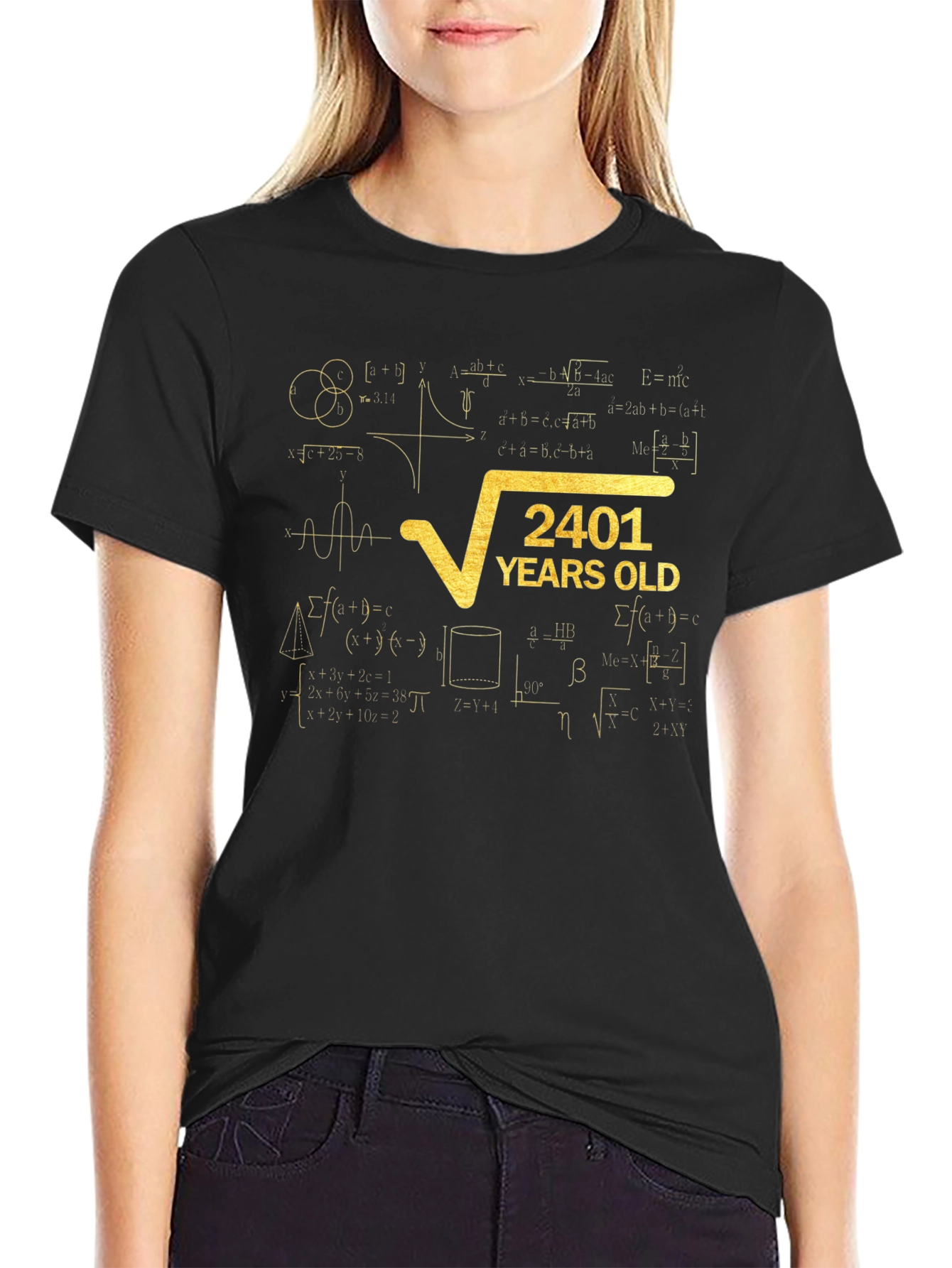 Math 49th Birthday T-Shirt - 49 Years Old