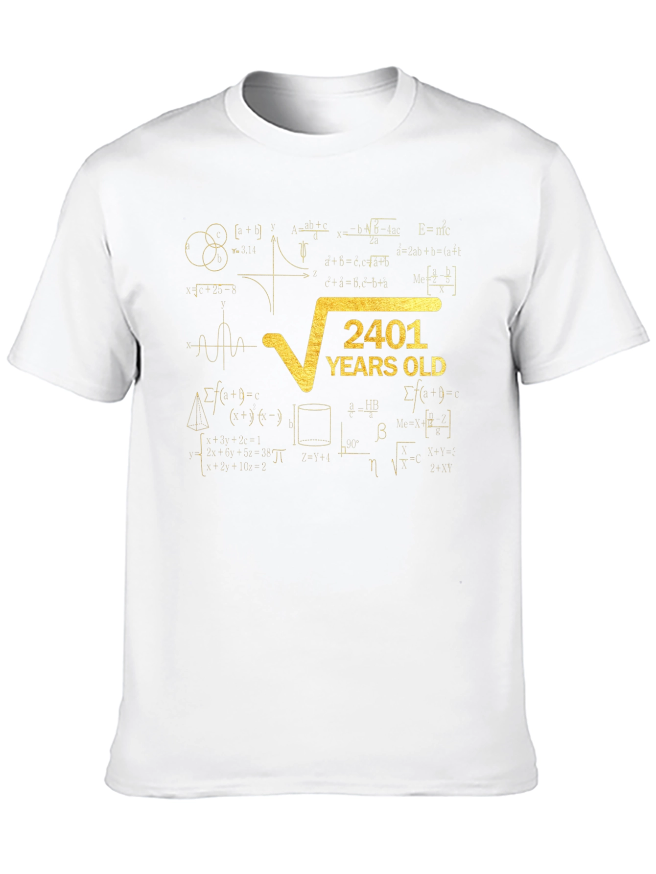 Math 49th Birthday T-Shirt - 49 Years Old