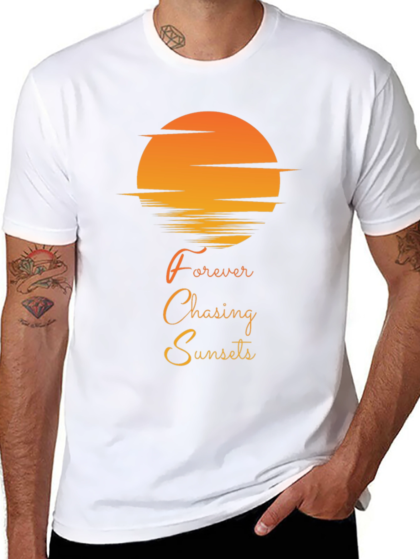 Forever Chasing Sunsets Graphic Tee